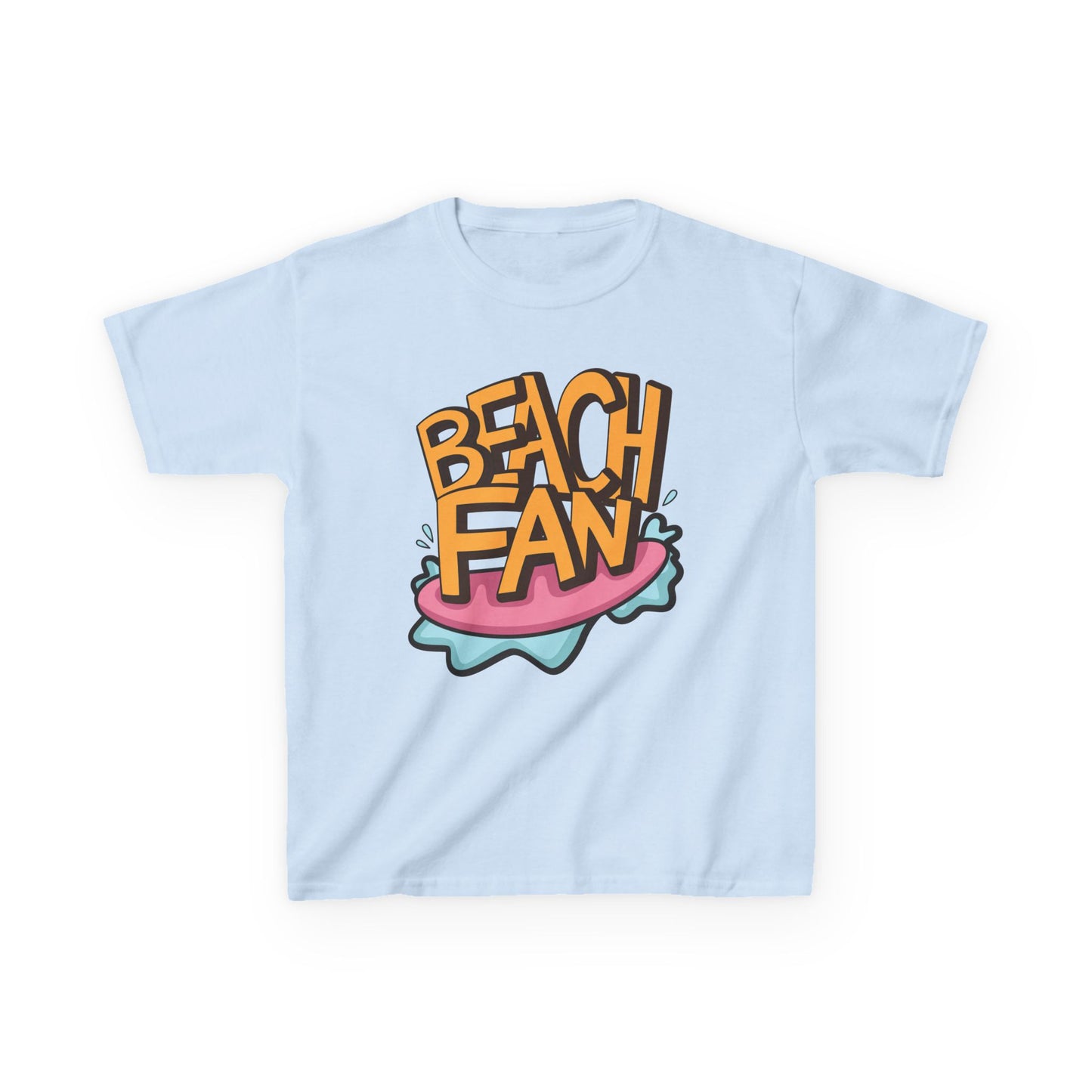 BEACH FAN TYPOGRAPHY