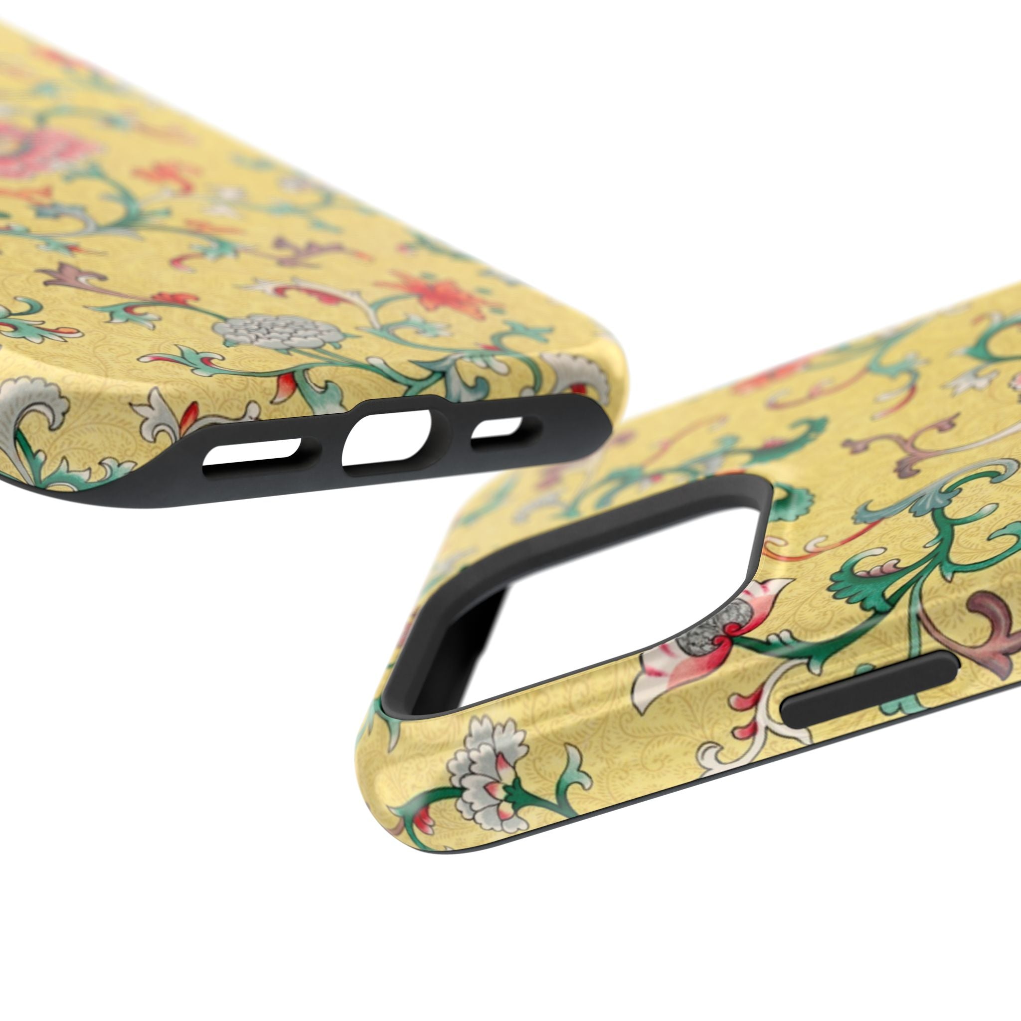 Traditional iPhone Case - Magnetic Floral Cover