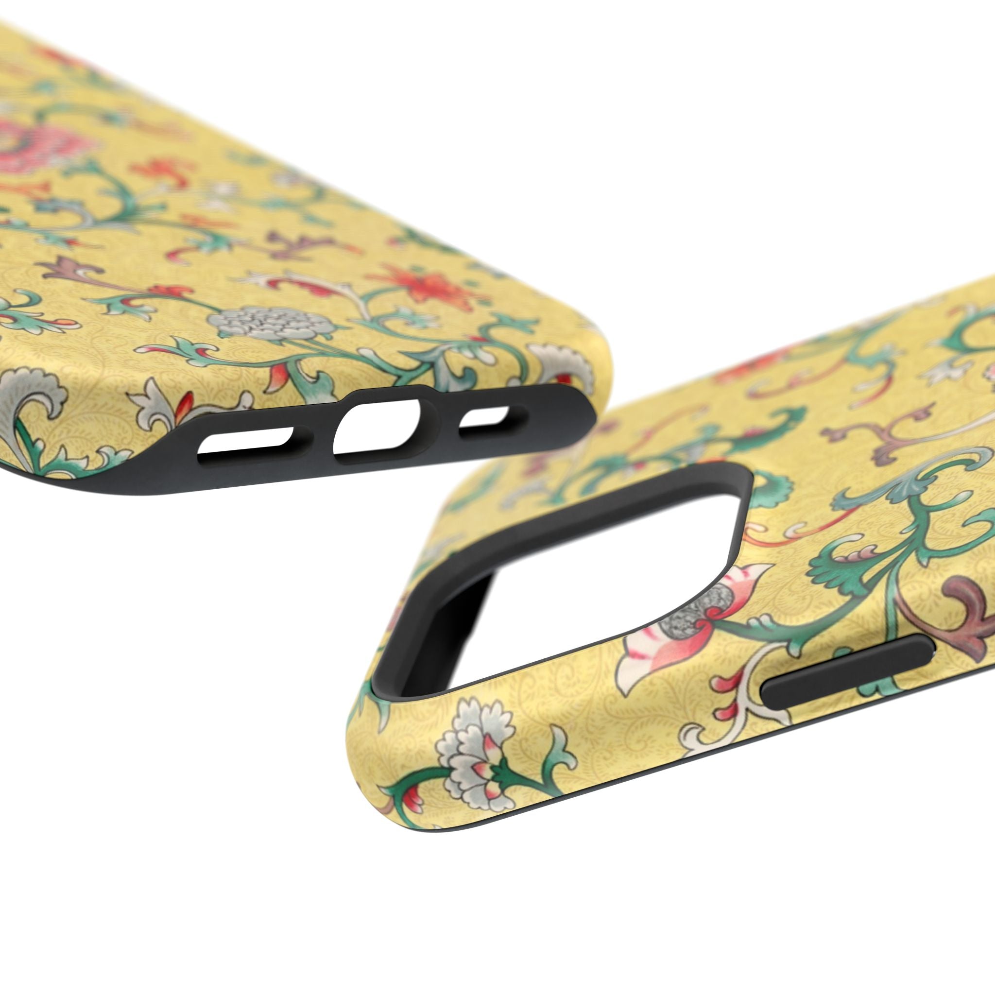 Traditional iPhone Case - Magnetic Floral Cover