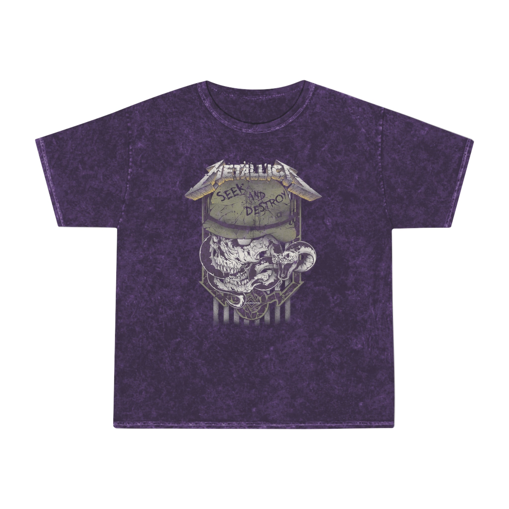 Mineral Wash T-Shirt - Vintage Metallica Tee