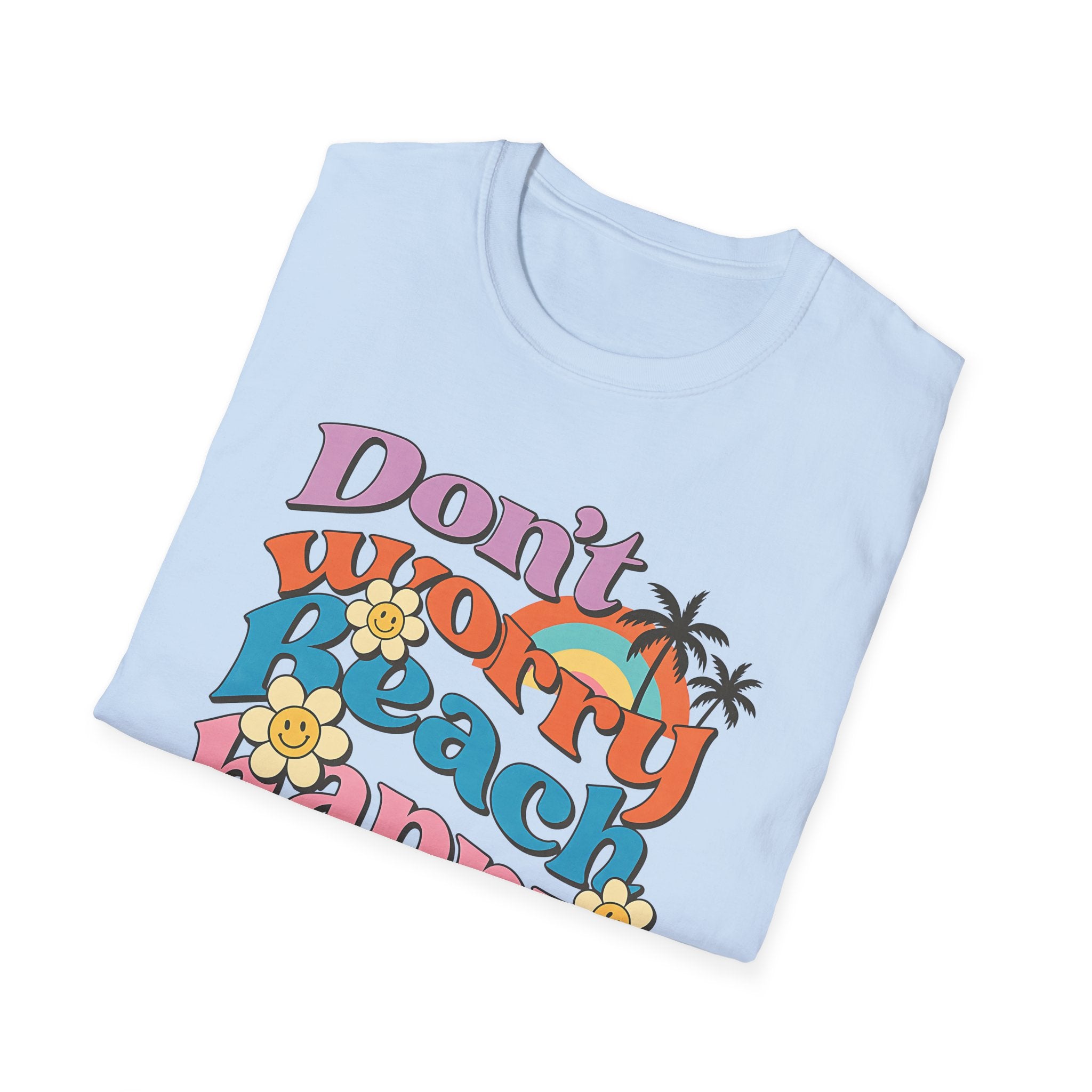 Tropical Beach Tee - Retro Summer Shirt