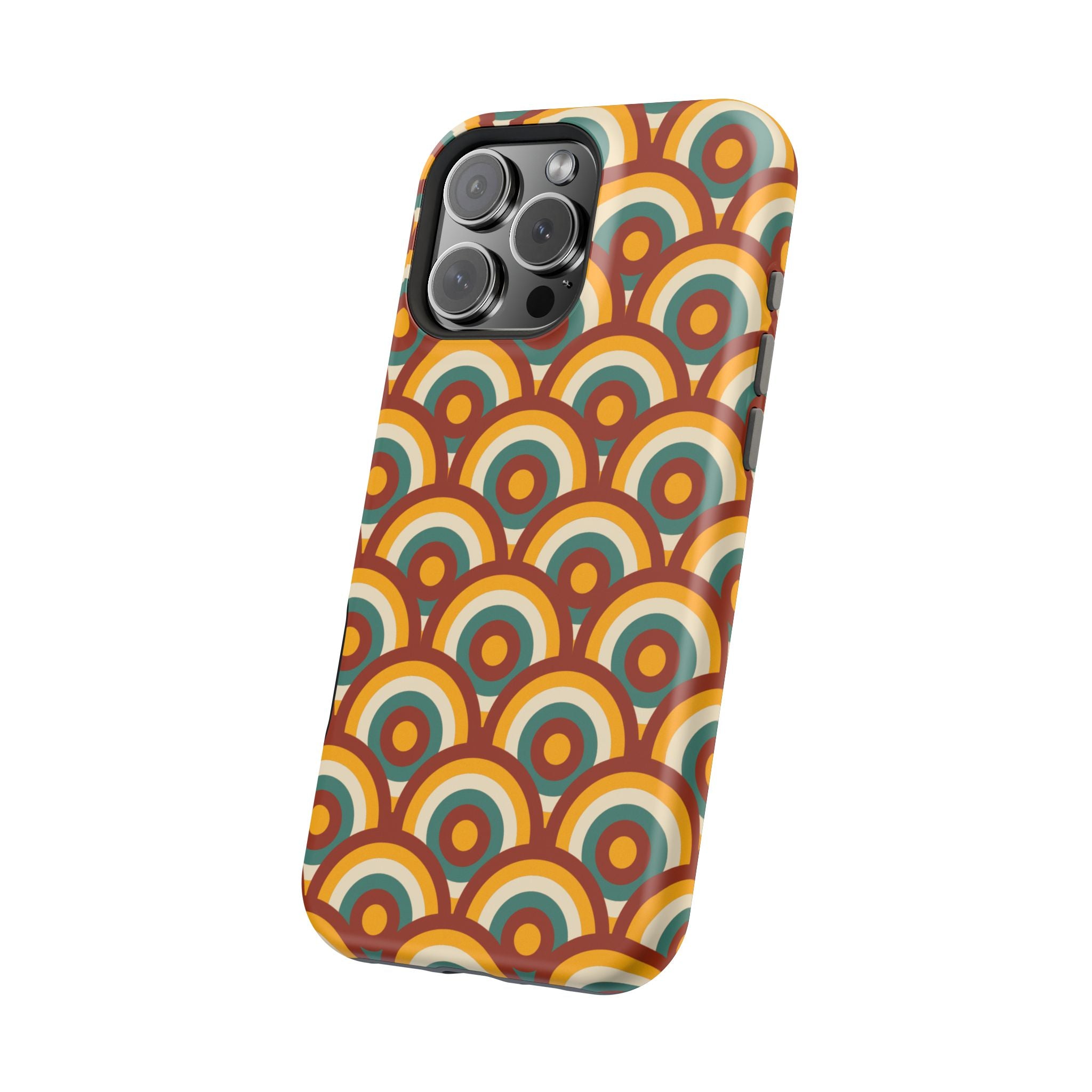 Retro iPhone Case - Geometric Phone Cover
