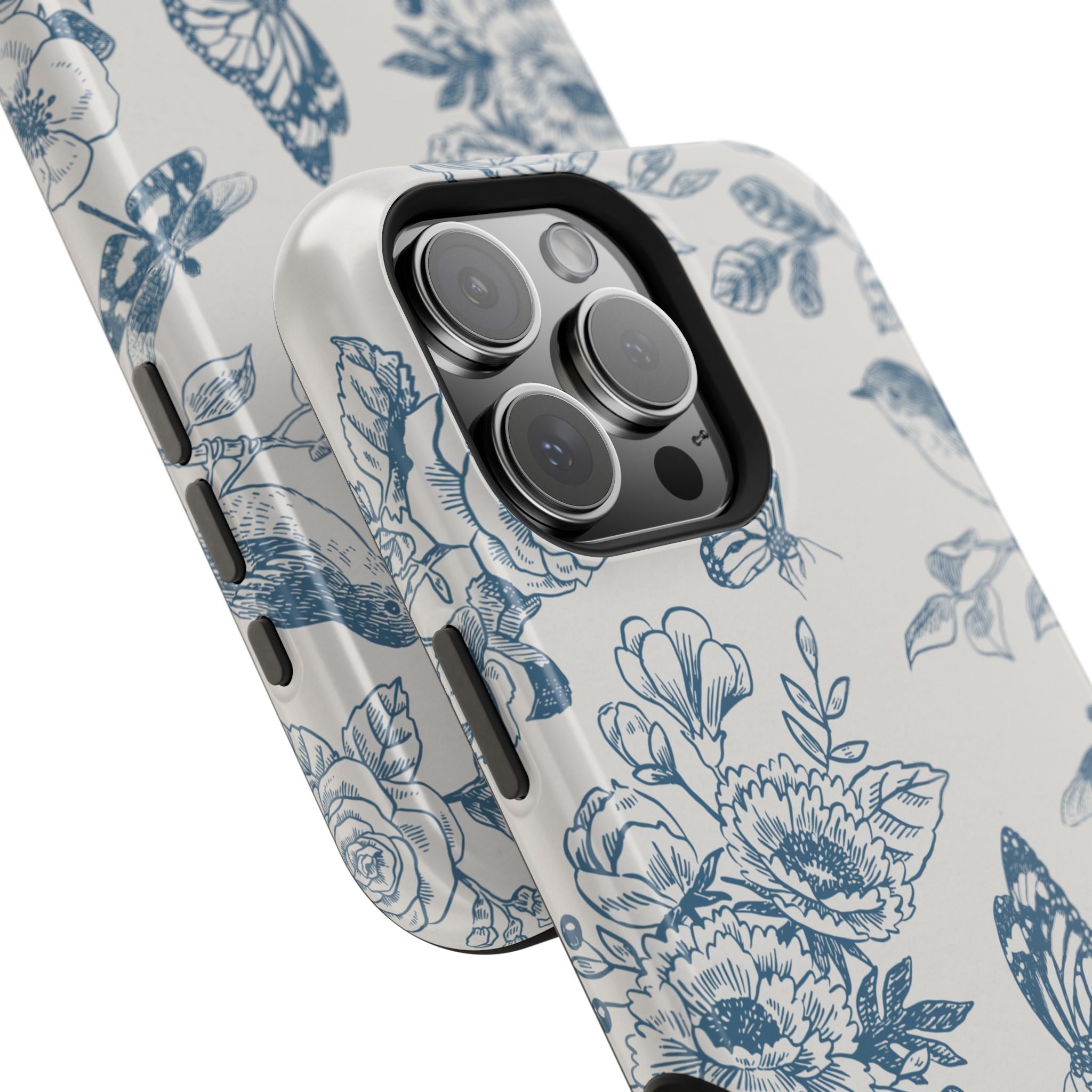 Nature iPhone Case - Floral Butterfly Cover