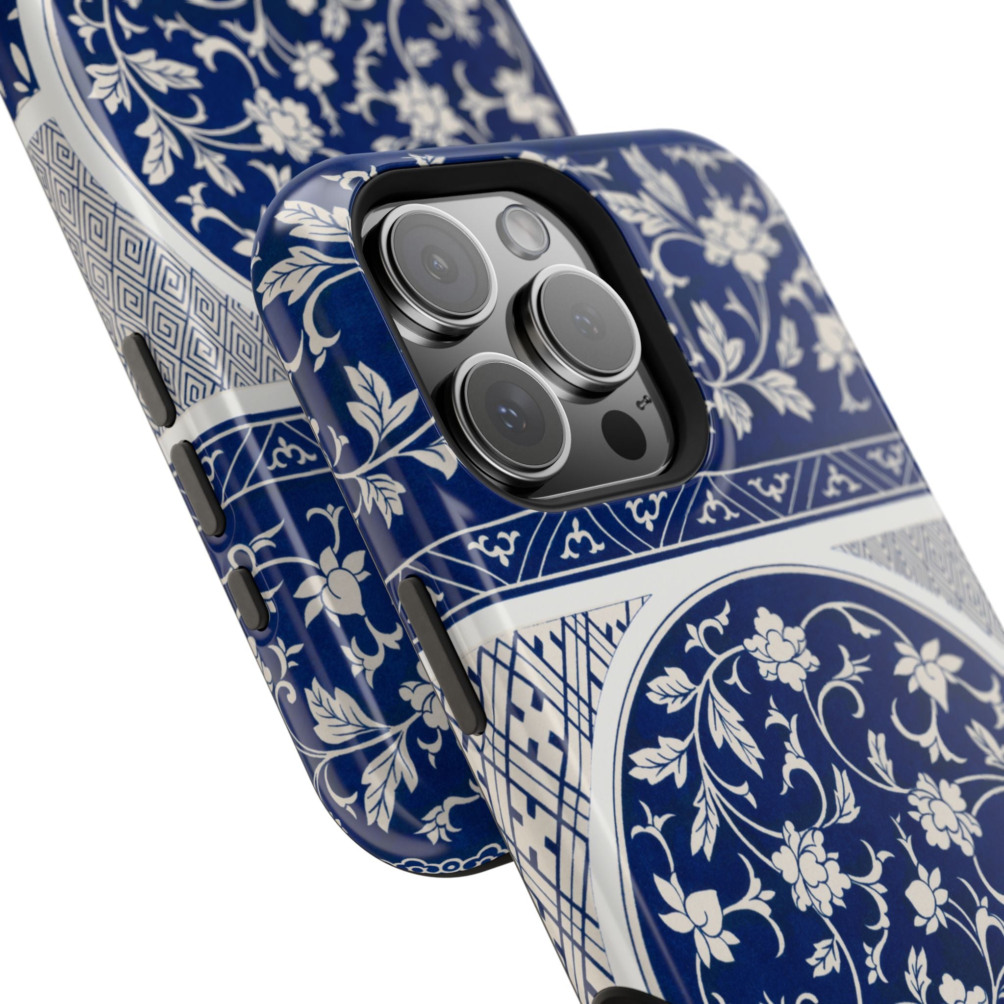 Traditional Chinese iPhone Case - Blue White Floral Case