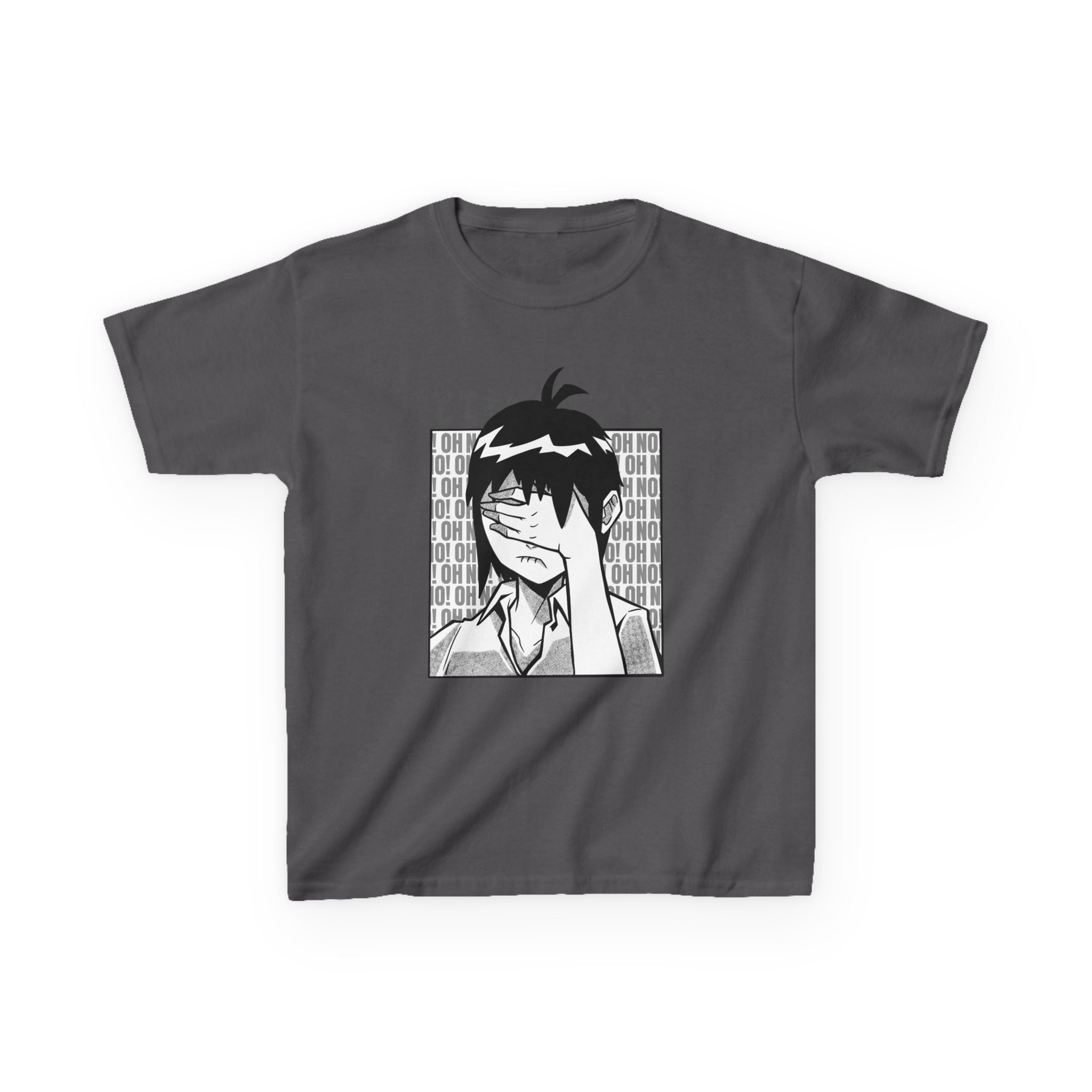 Anime Kids Shirt - Monochrome Tee