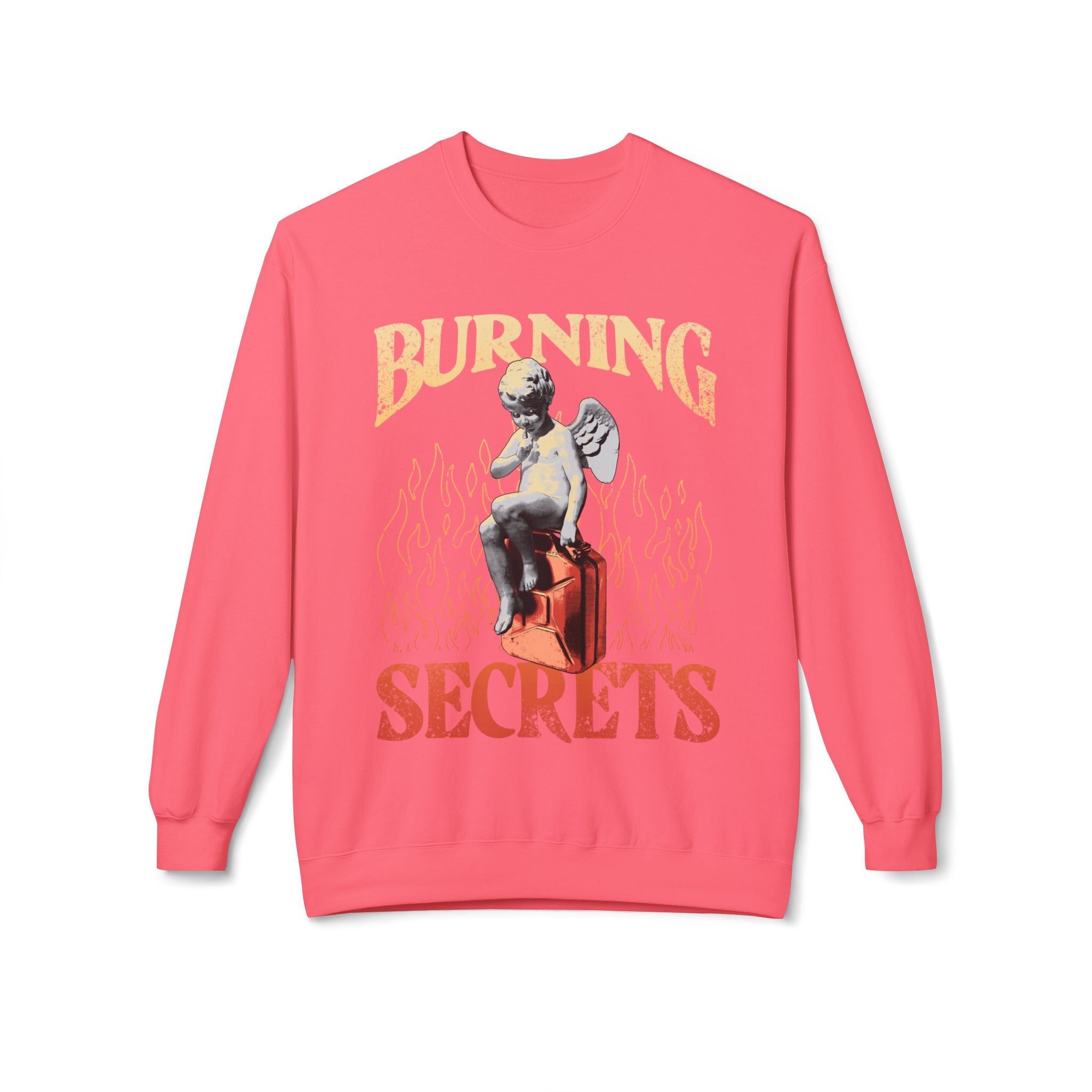 Retro Crewneck Sweatshirt - Burning Secrets Top