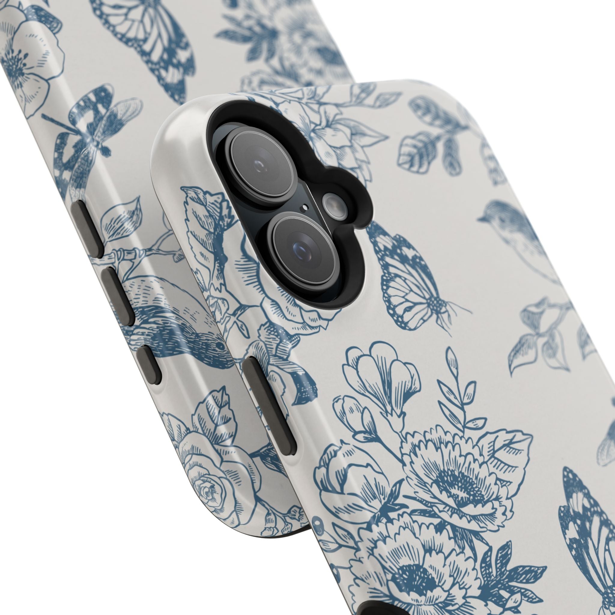 Nature iPhone Case - Floral Butterfly Cover