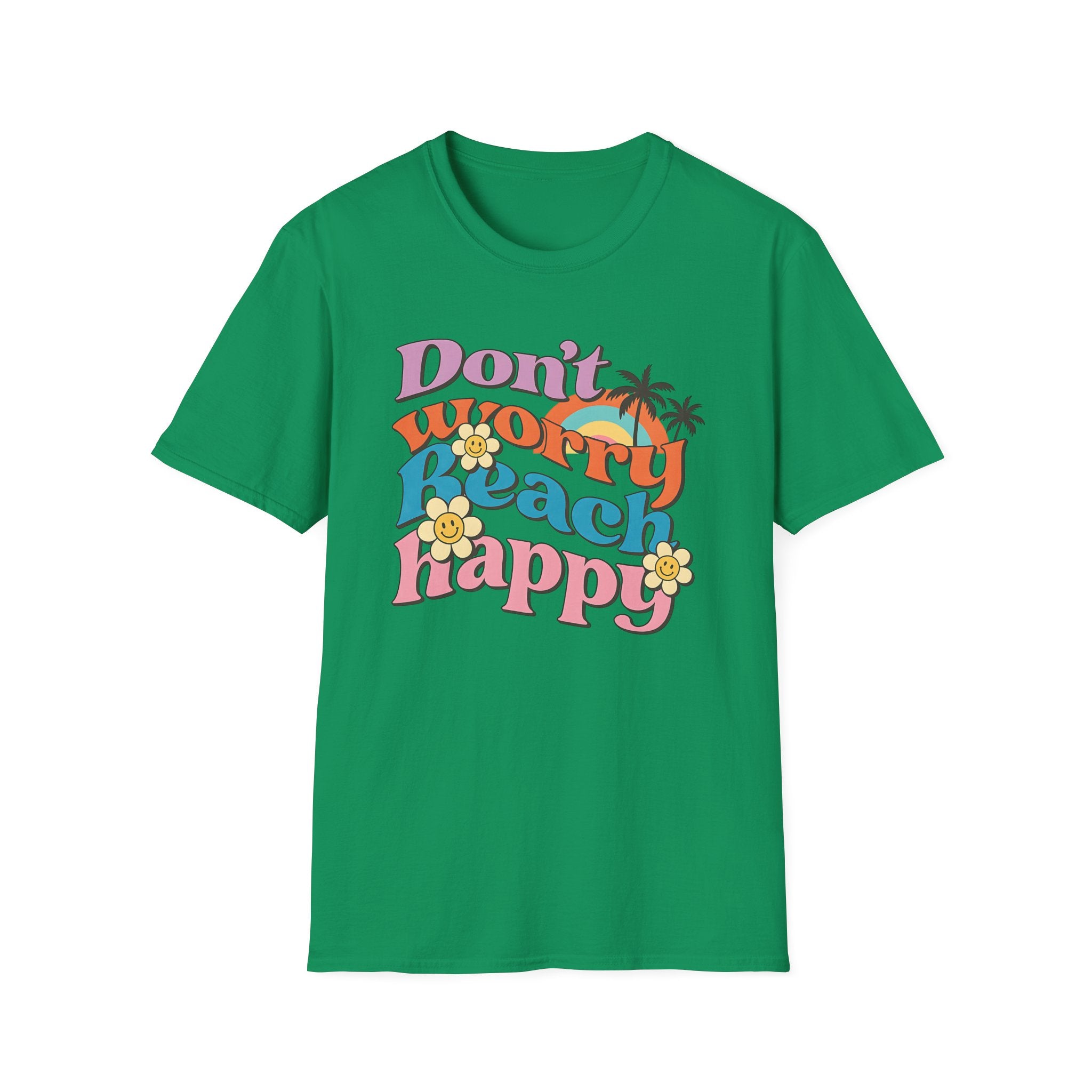 Tropical Beach Tee - Retro Summer Shirt