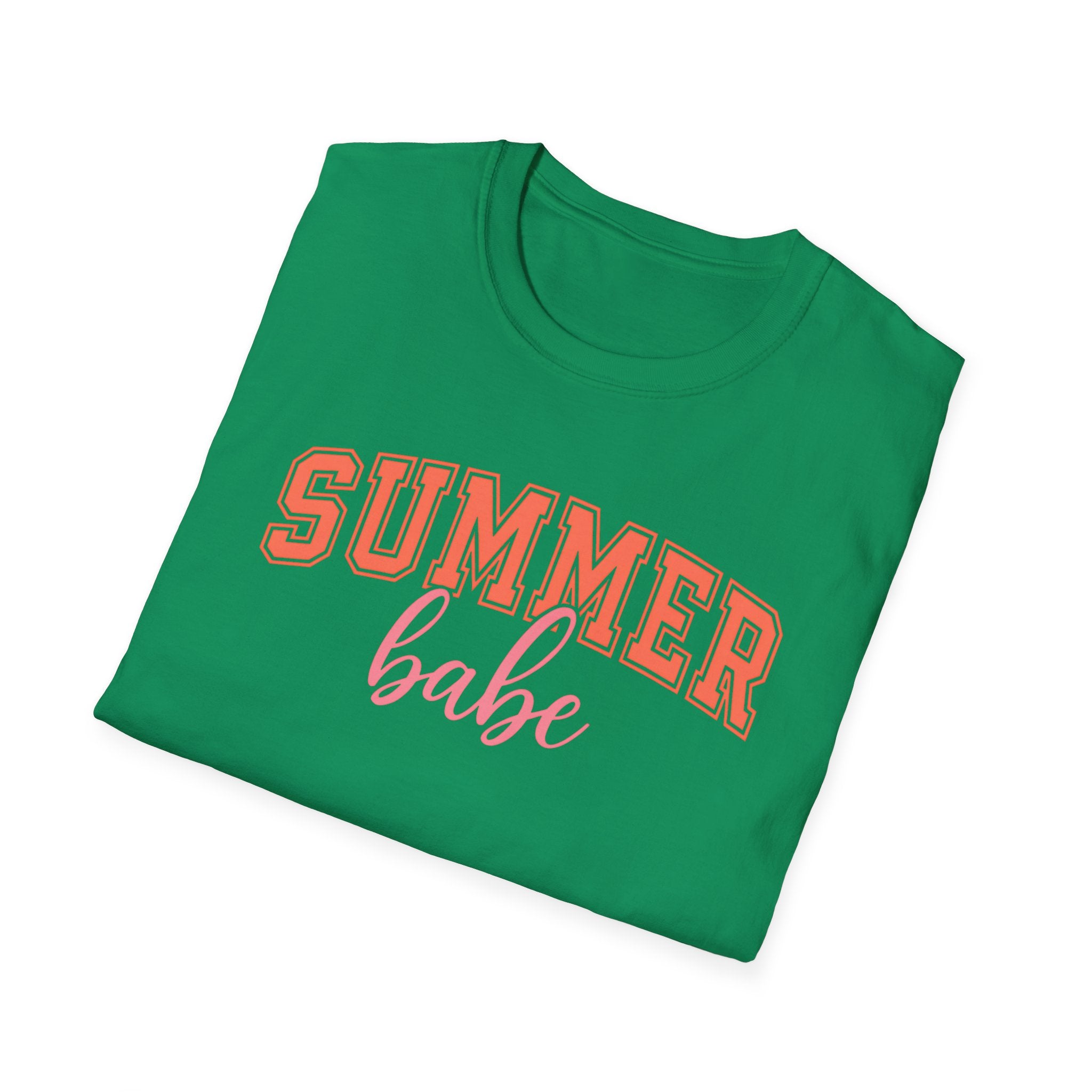 Summer Babe Tee - Varsity Style Shirt