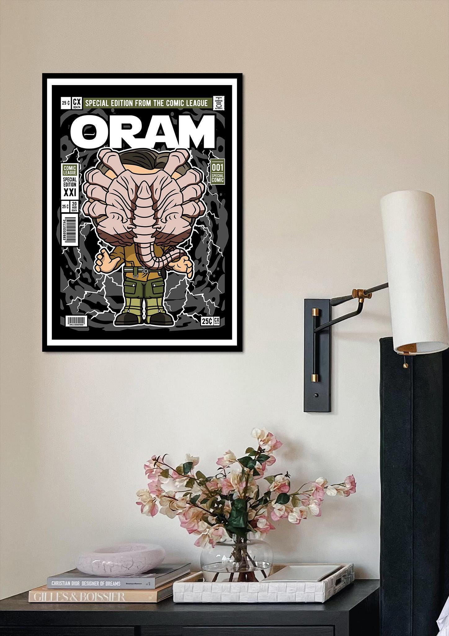 Framed Poster - Alien Parody Comic Cover