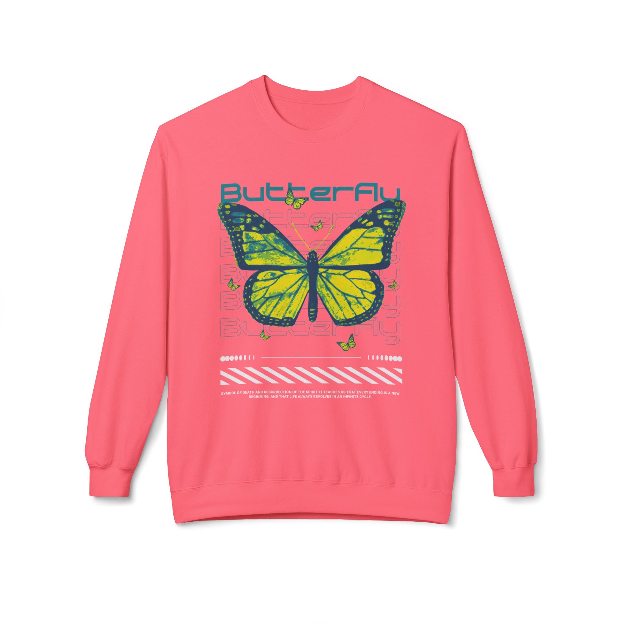 Butterfly Crewneck - Natural Sweatshirt