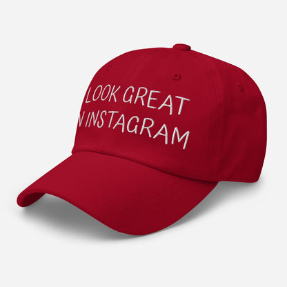 Funny Embroidered Instagram Hat - Trendy Aesthetic Dad Cap