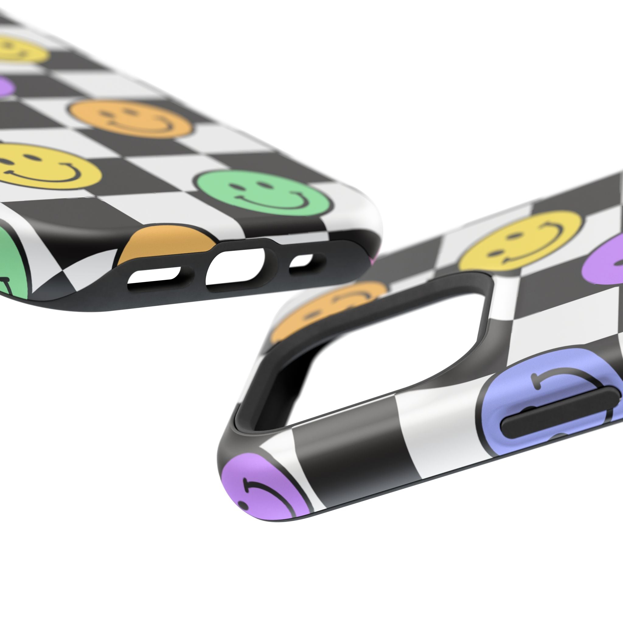 Playful Phone Case - Smiley Checkerboard
