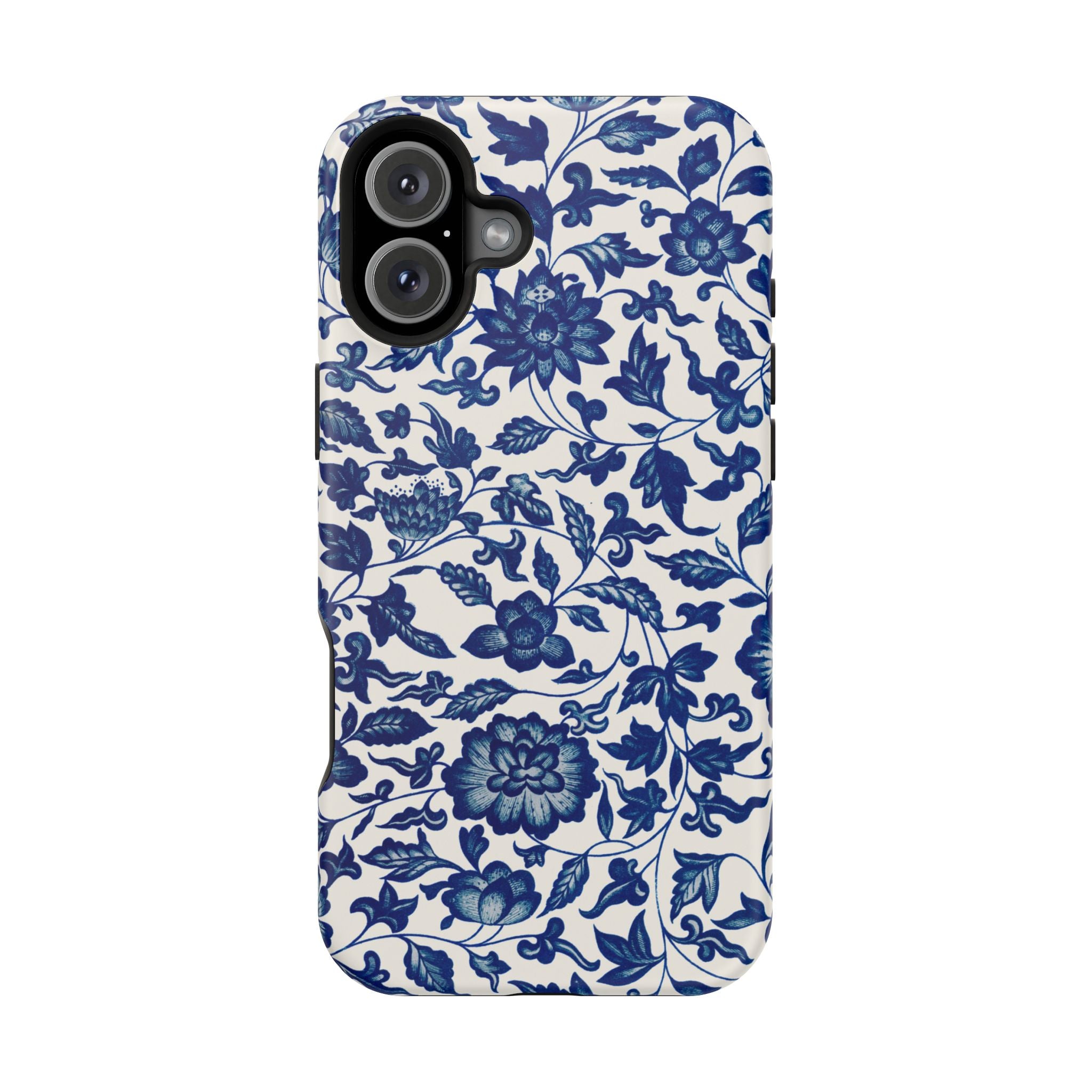 Traditional iPhone Case - Blue Floral iPhone