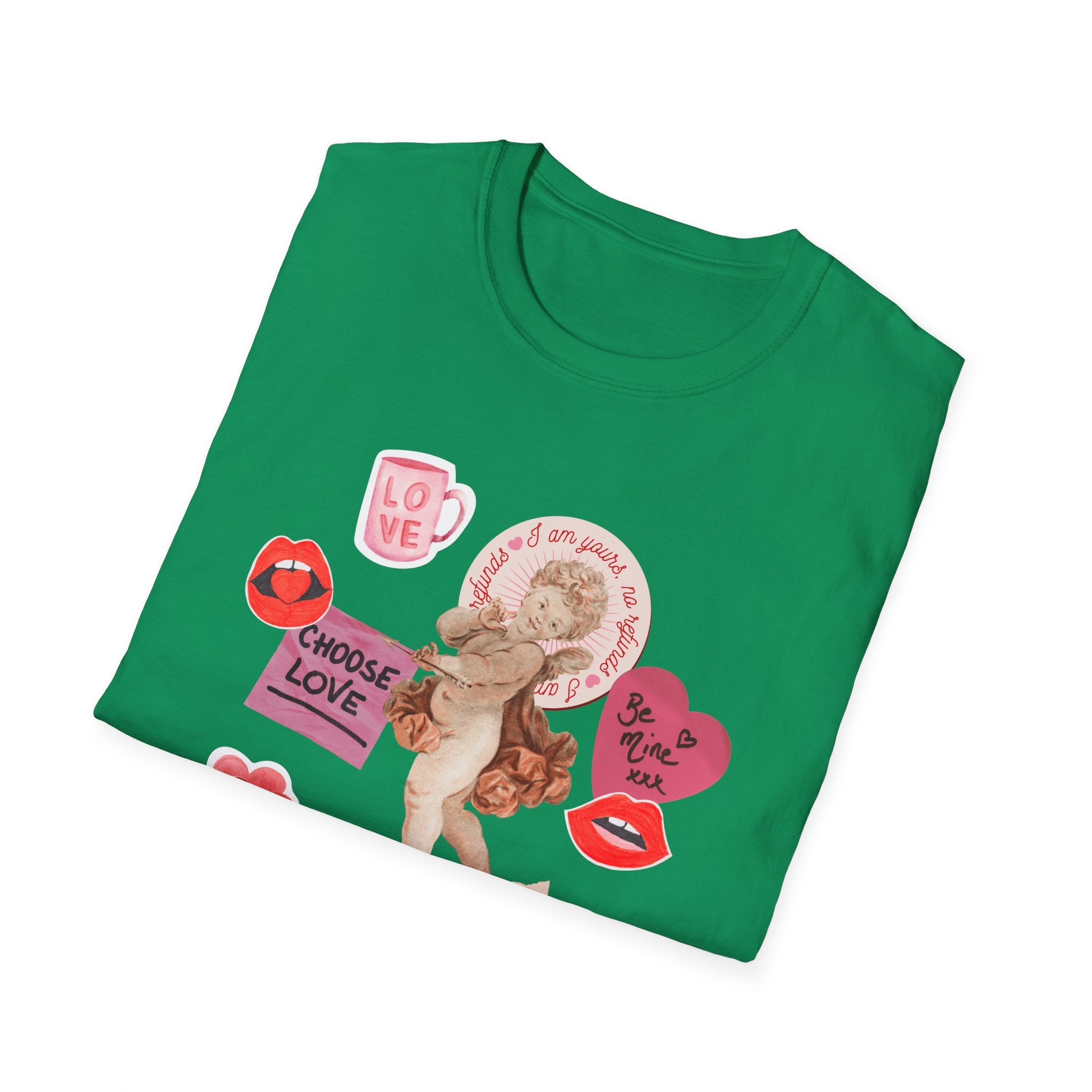 Romantic Graphic Tee - Love Slogan Shirt
