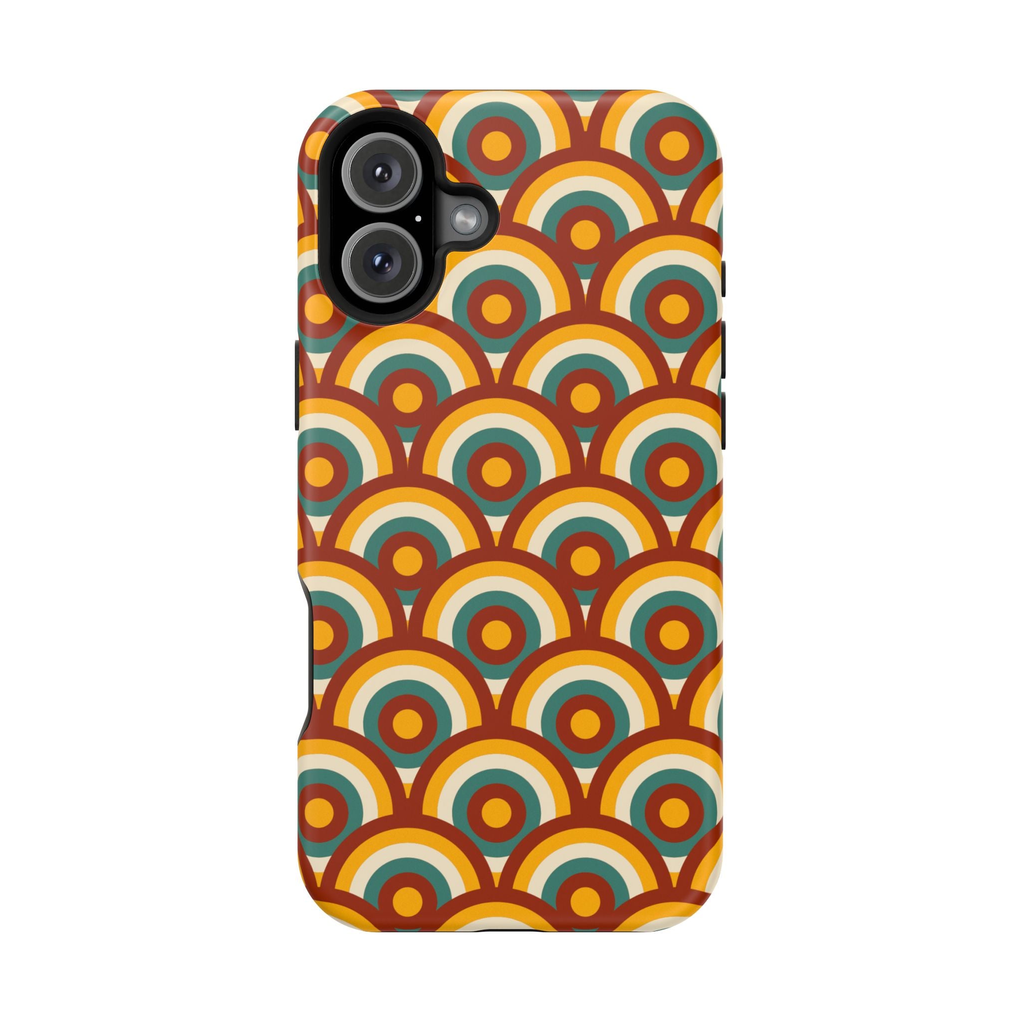 Retro iPhone Case - Geometric Phone Cover