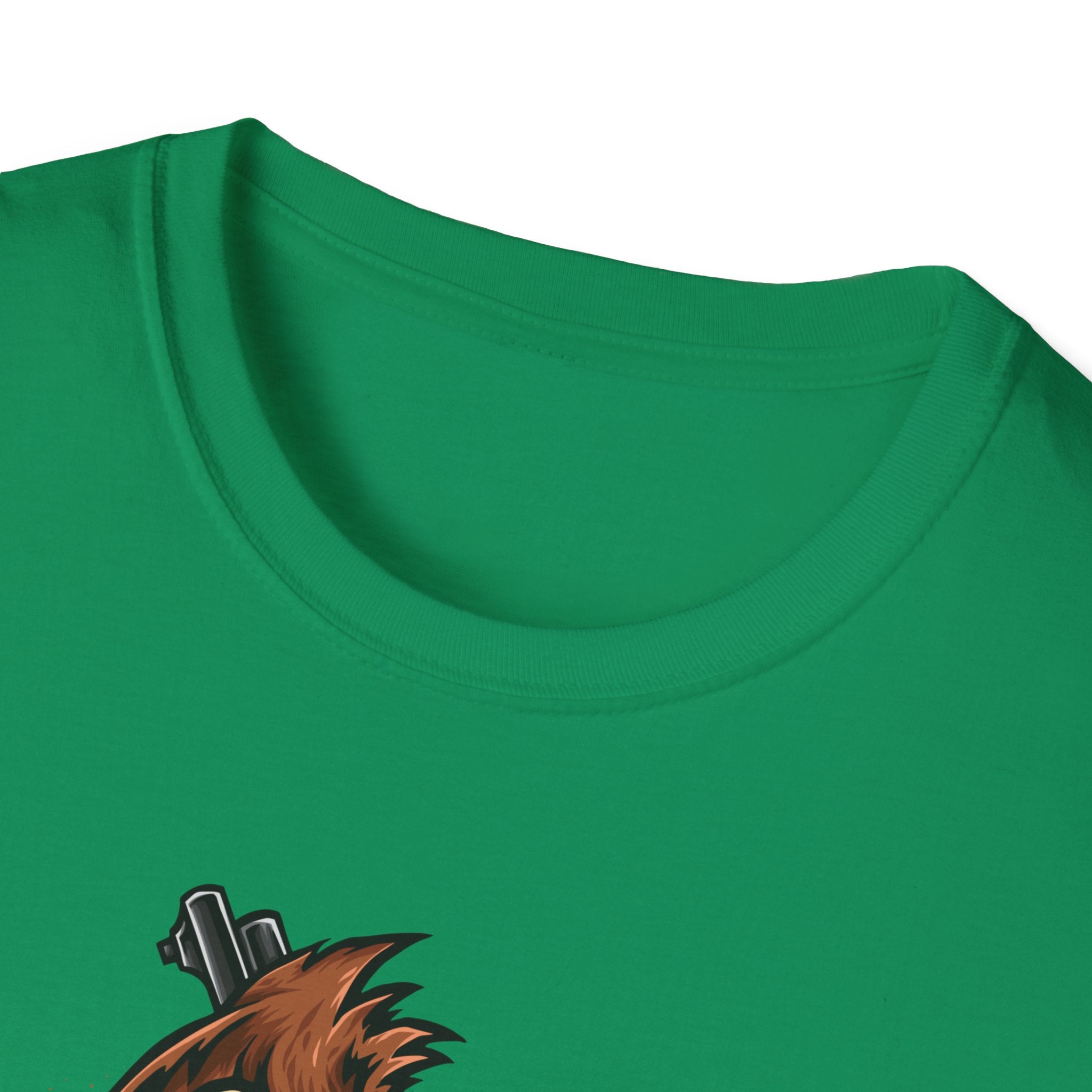 Grunge Gorilla Tee - Cartoon Weapon Shirt