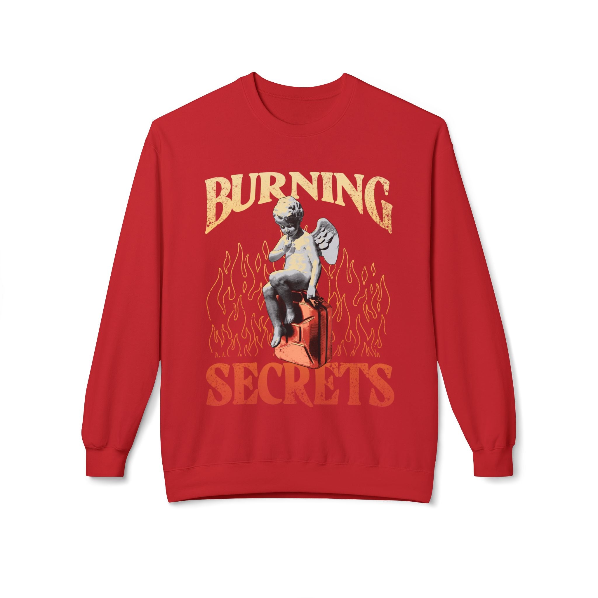Retro Crewneck Sweatshirt - Burning Secrets Top