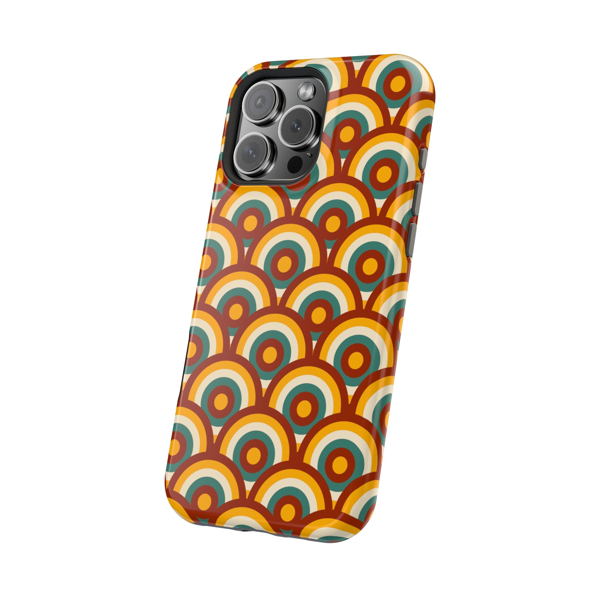 Retro iPhone Case - Geometric Phone Cover