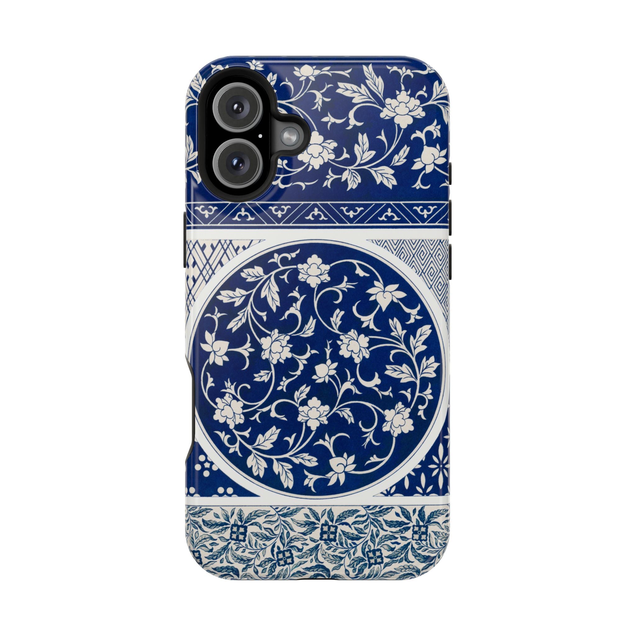 Traditional Chinese iPhone Case - Blue White Floral Case