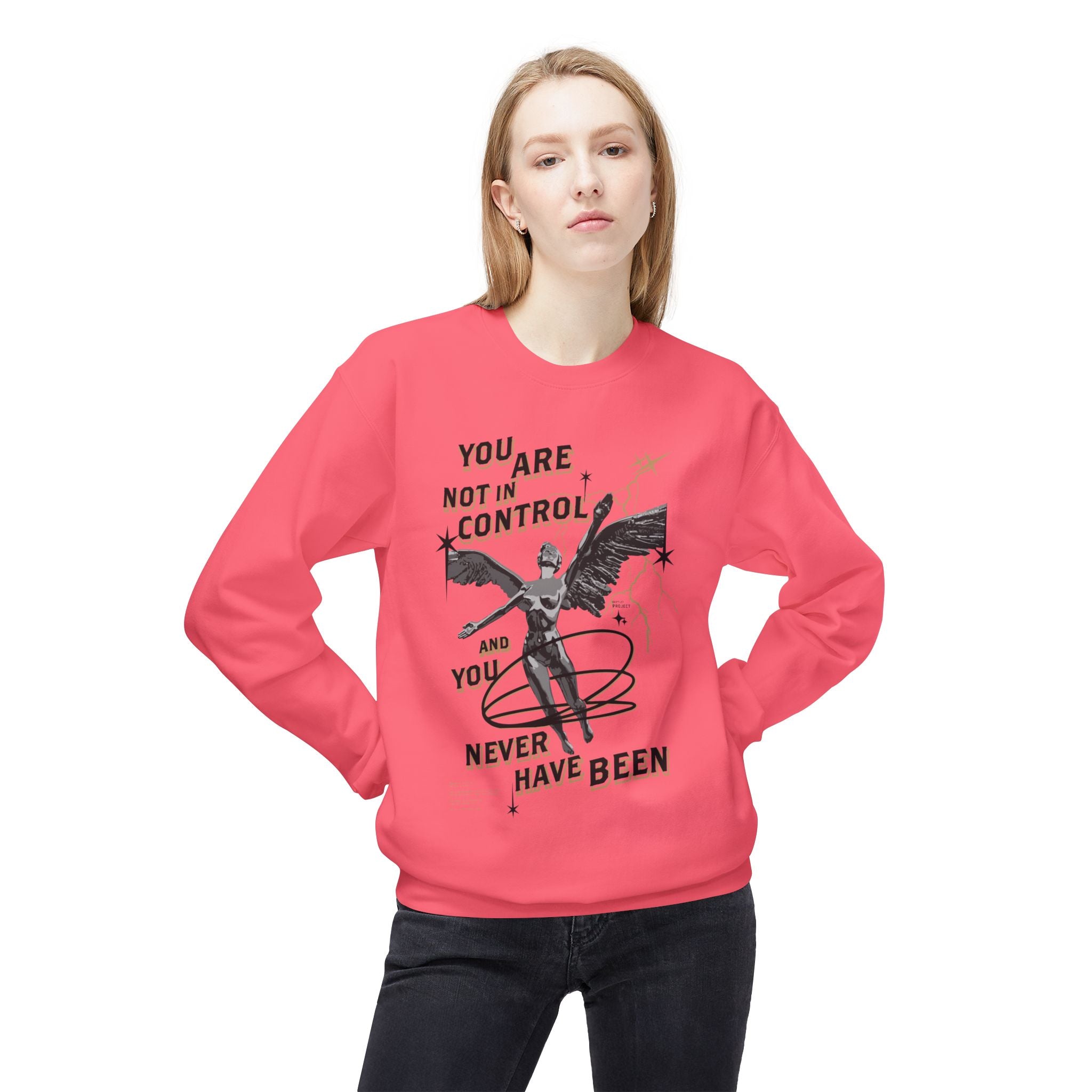 Football Sweatshirt - Grunge Crewneck
