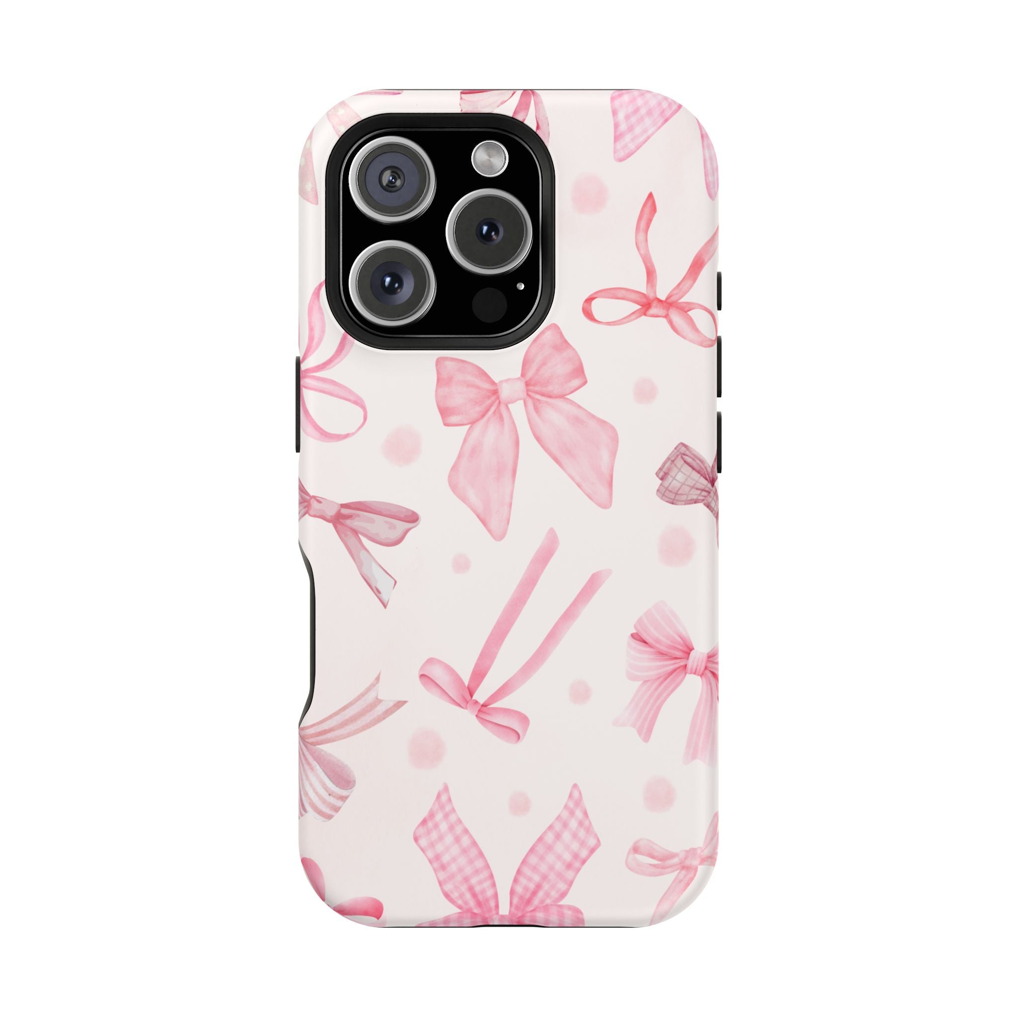 Feminine iPhone Case - Pink Bow Cover