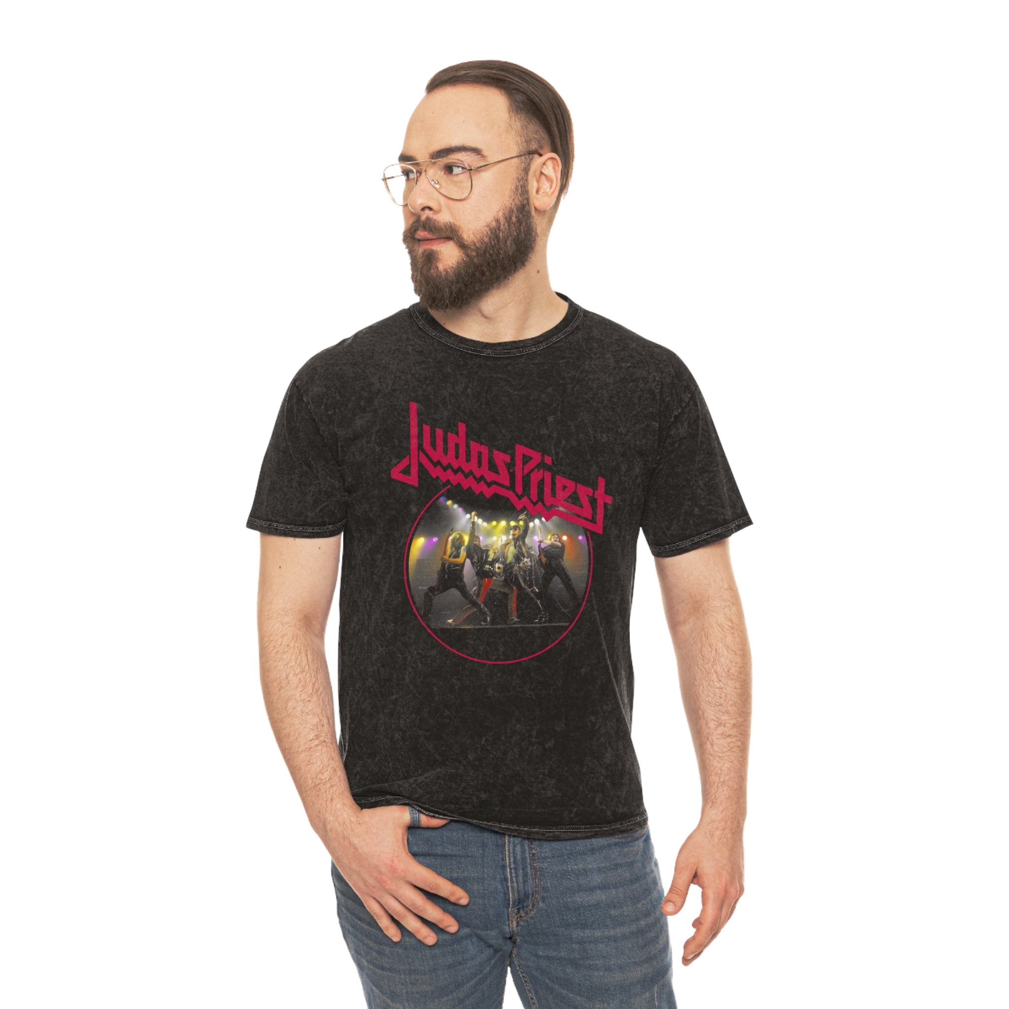 Rock Mineral Wash Tee - Judas Priest Shirt