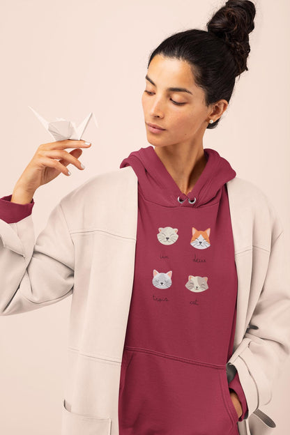 Cute Cat Hoodie - Unisex Cozy Cat Lover Gift