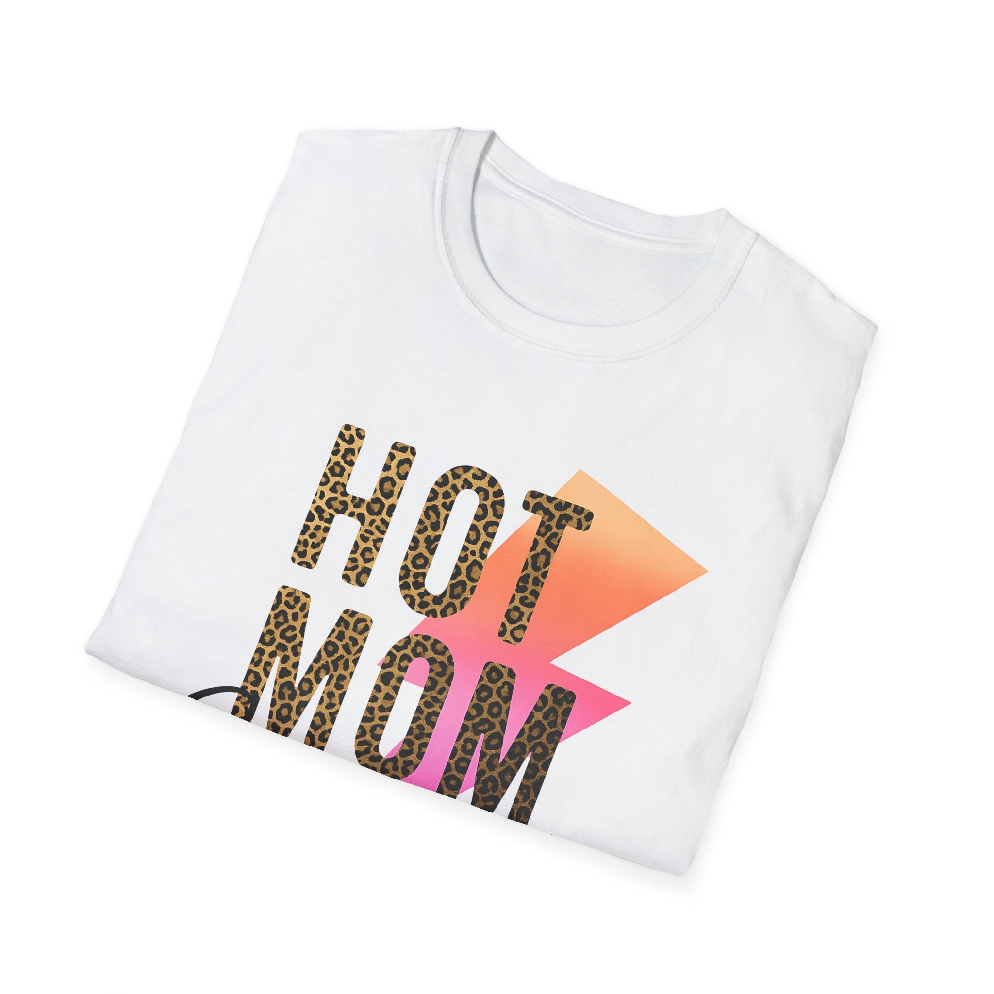 Hot Mom Summer Shirt - Tropical Leopard Tee