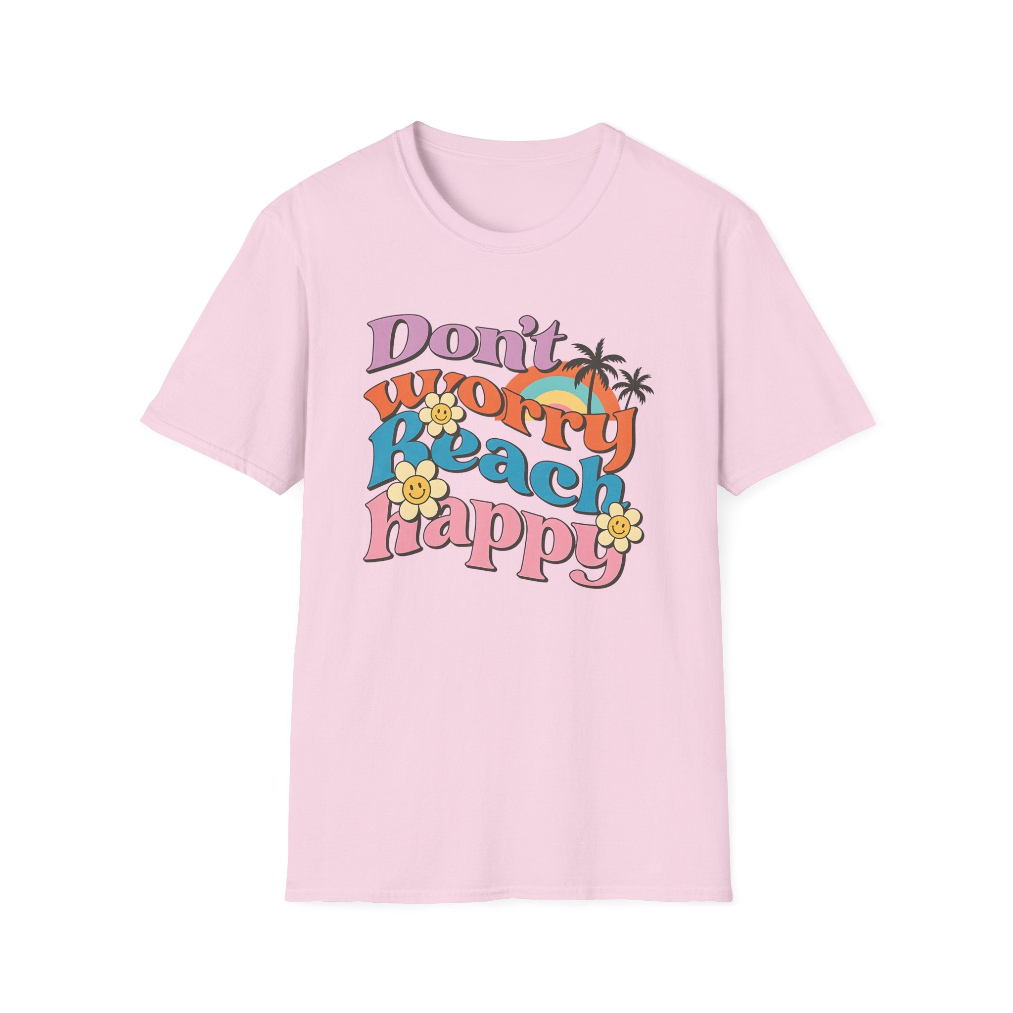 Tropical Beach Tee - Retro Summer Shirt