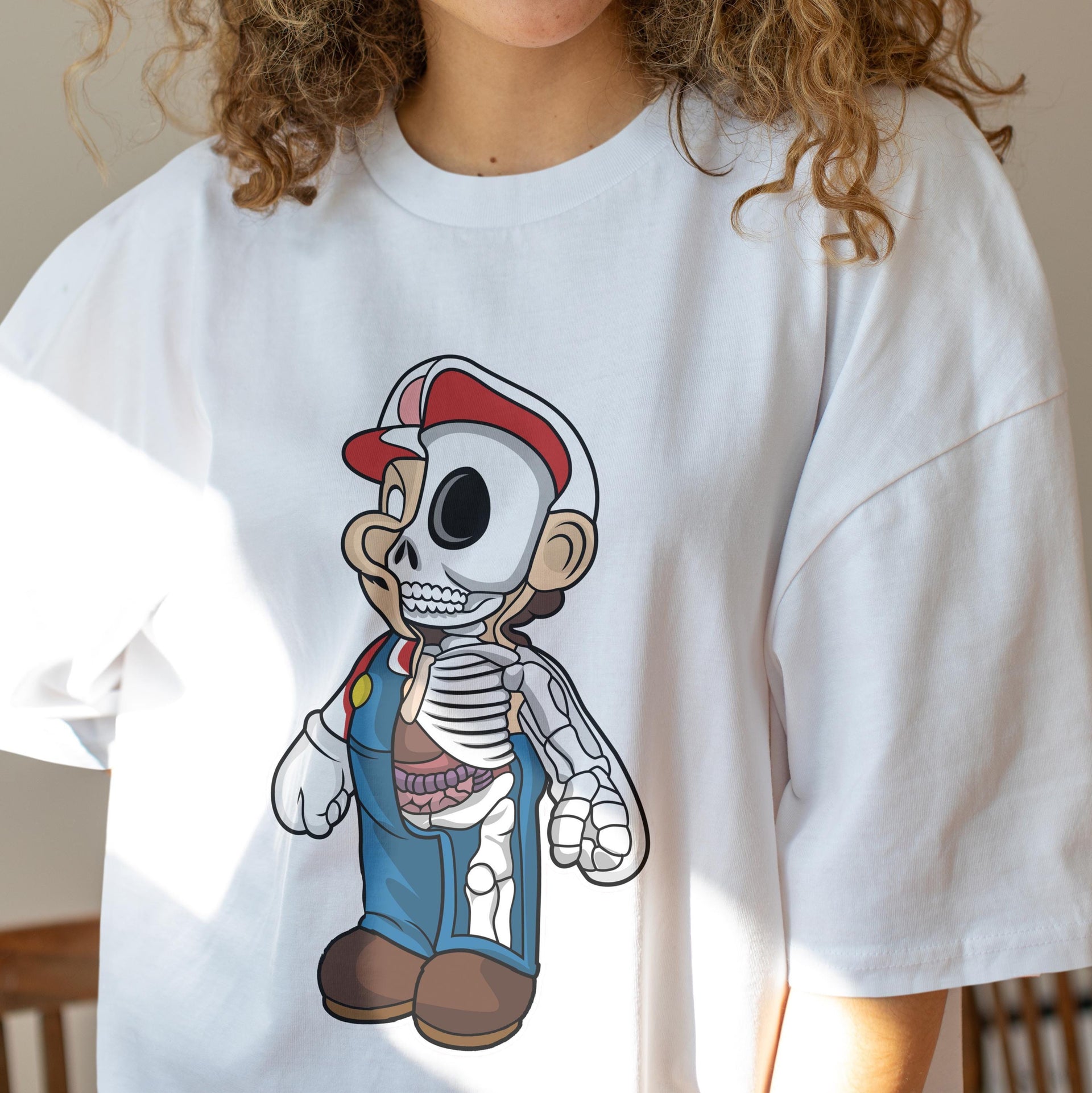 Super Mario Anatomy Parody – Kids & Toddlers T-Shirt