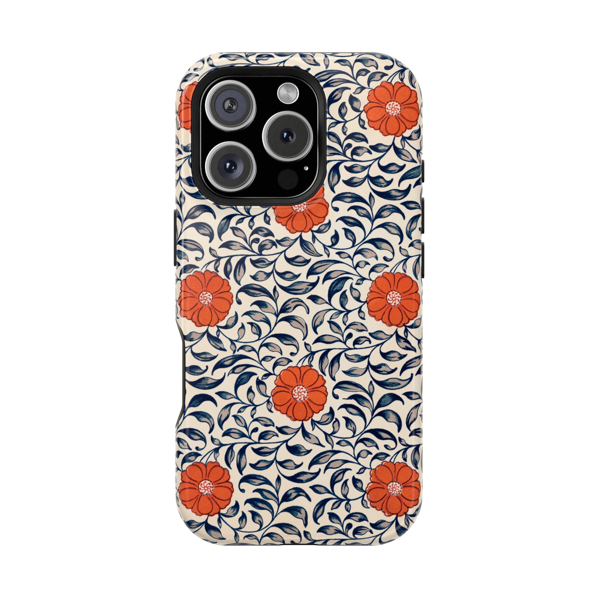 Floral Magnetic Case - iPhone 16 Cover