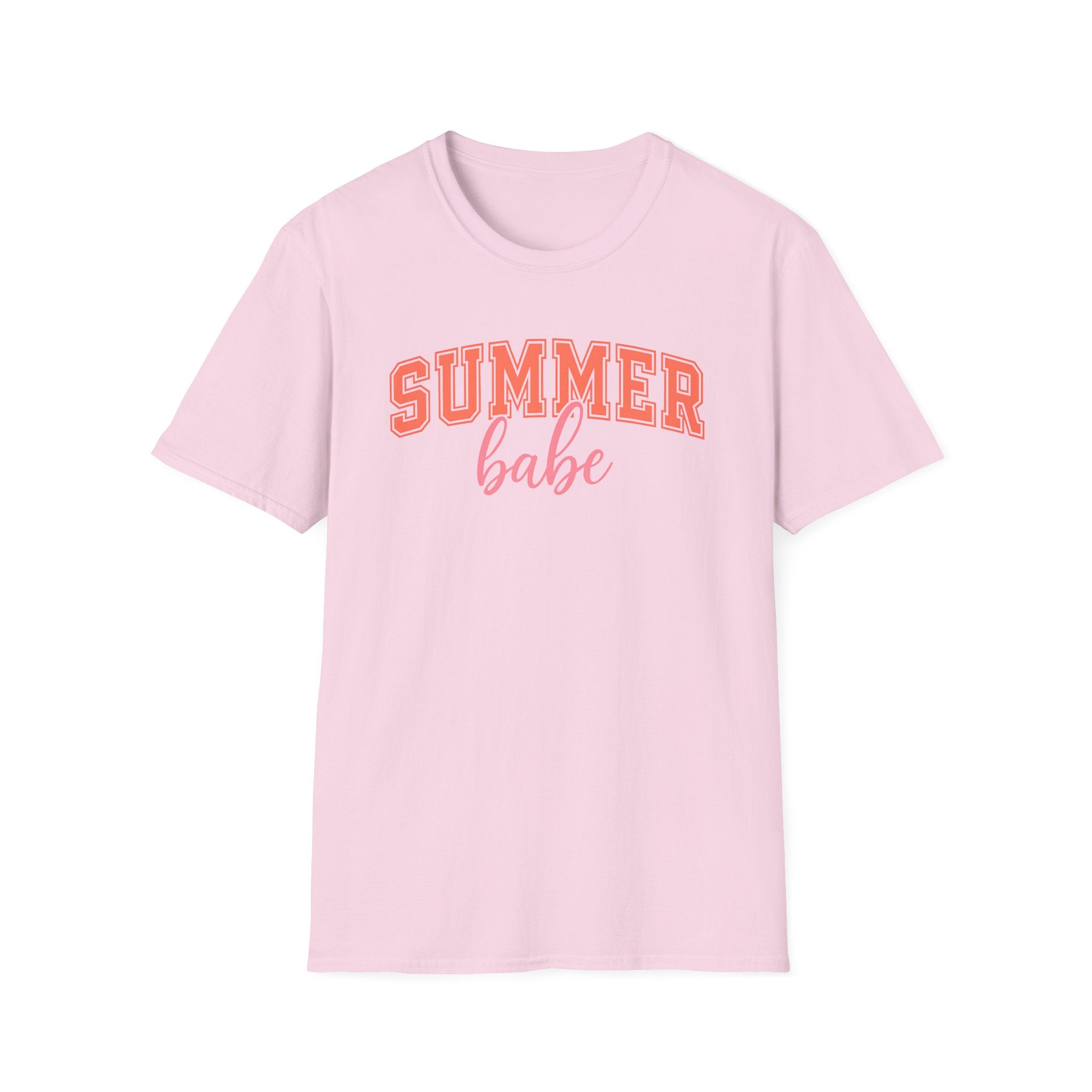 Summer Babe Tee - Varsity Style Shirt