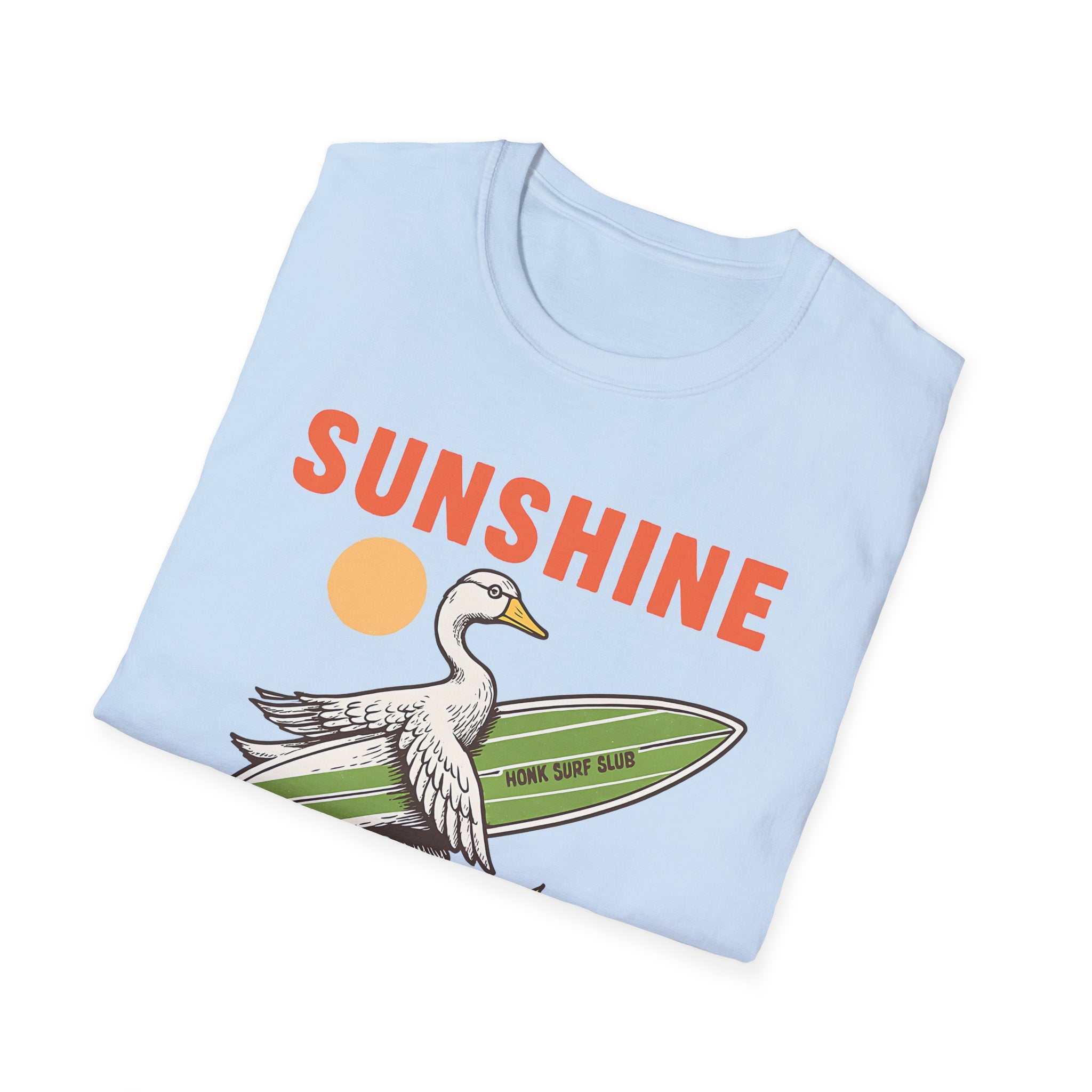 Tropical Surf Tee - Summer Duck Shirt