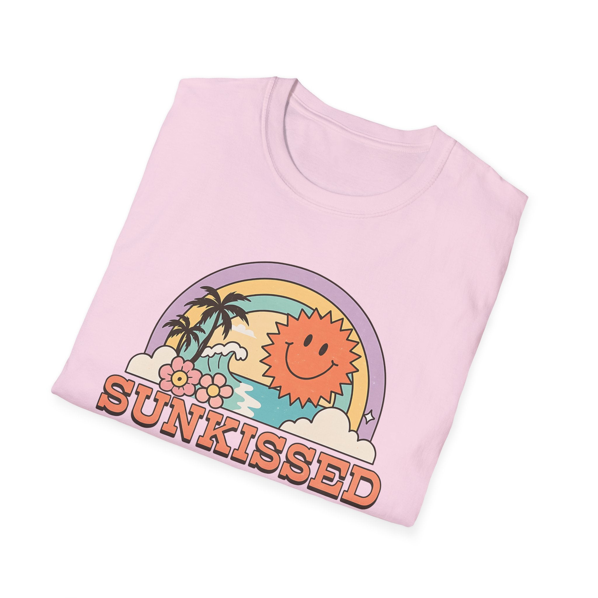 Sunkissed Retro Tee - Tropical Sun Shirt