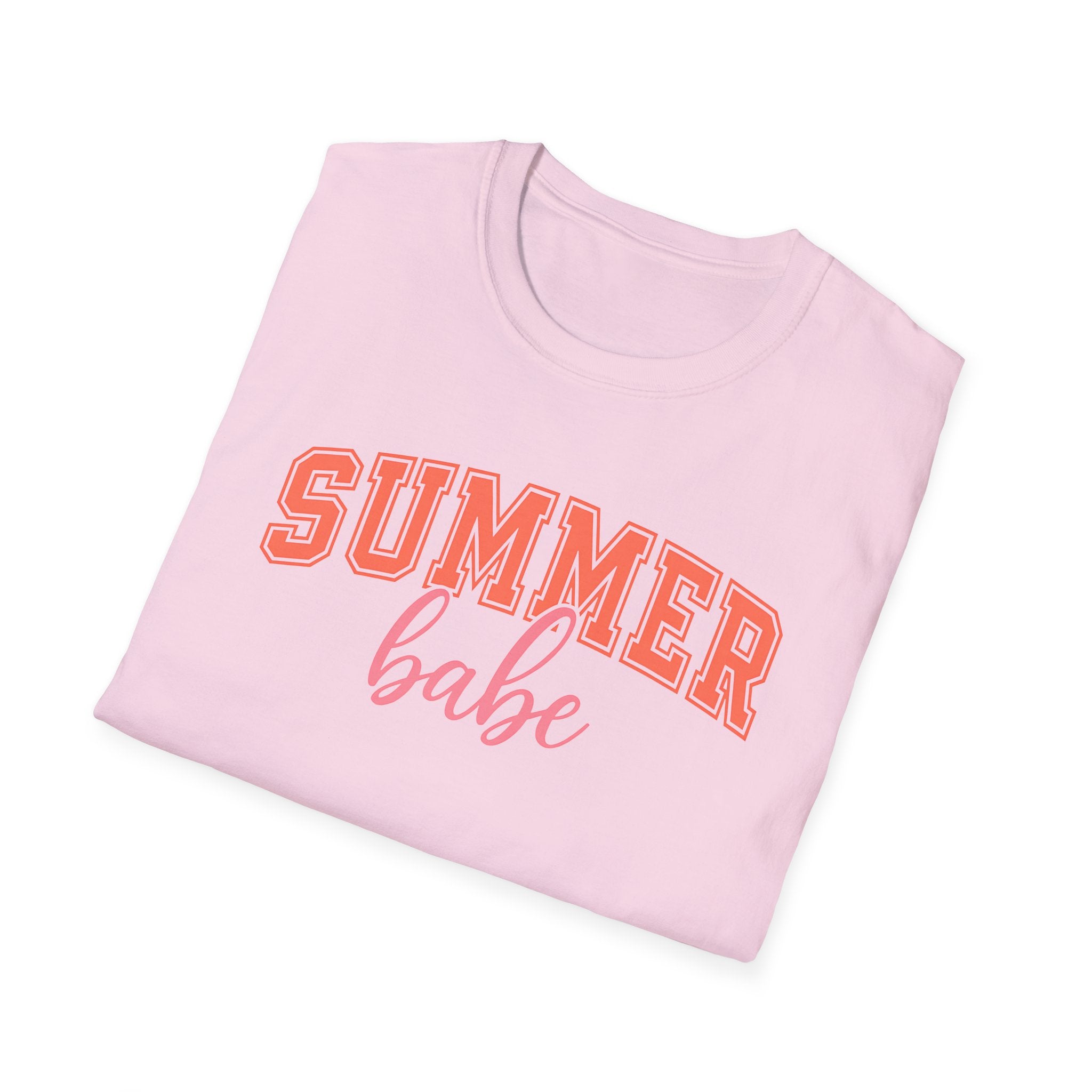 Summer Babe Tee - Varsity Style Shirt