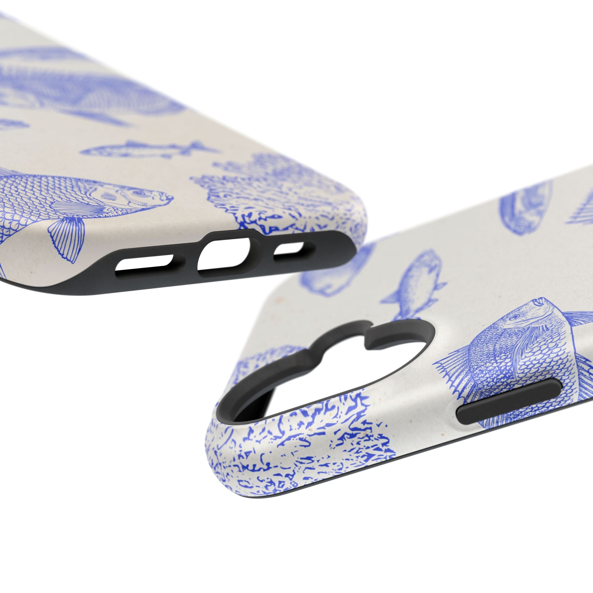 Marine iPhone 16 Case - Blue Coral Illustration