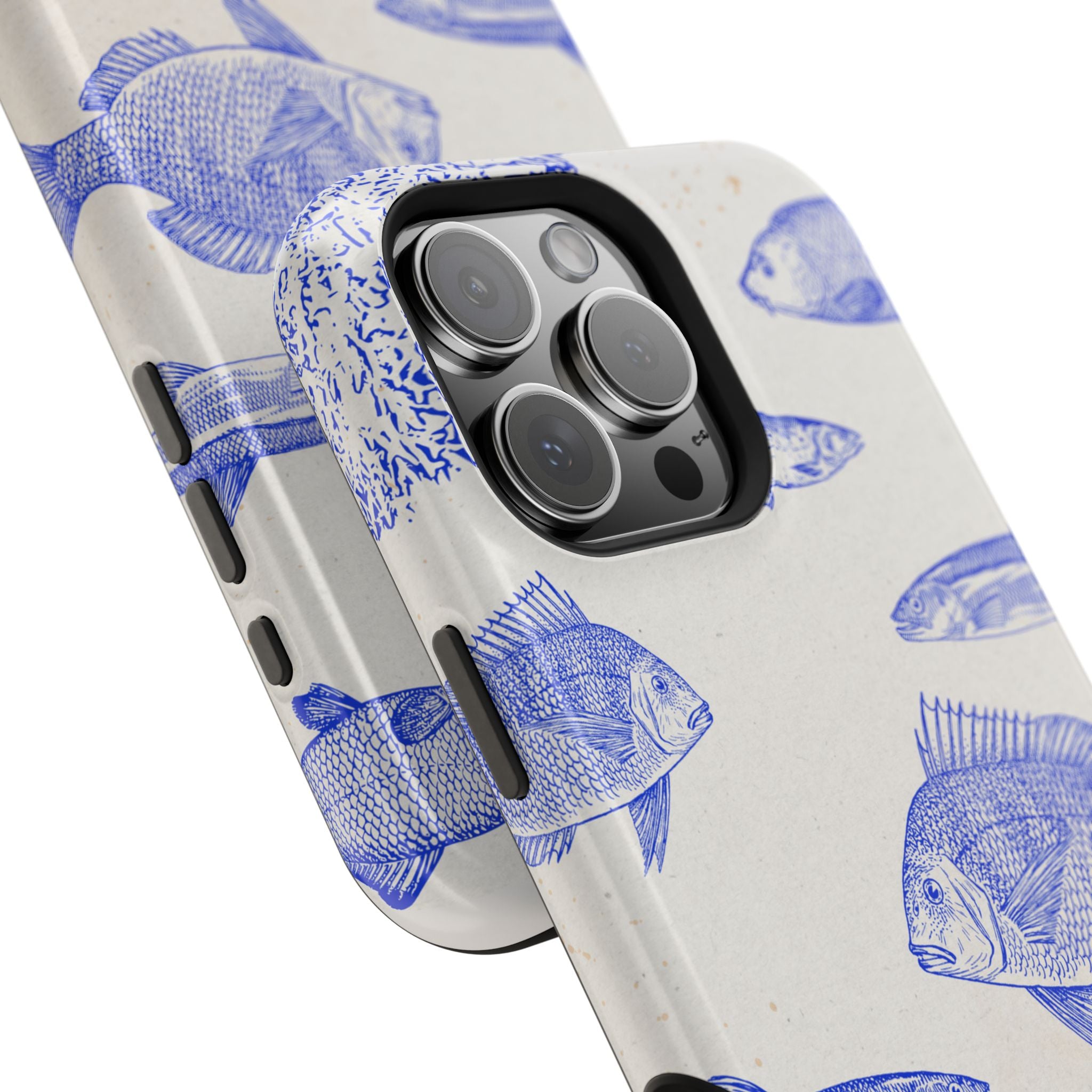 Marine iPhone 16 Case - Blue Coral Illustration
