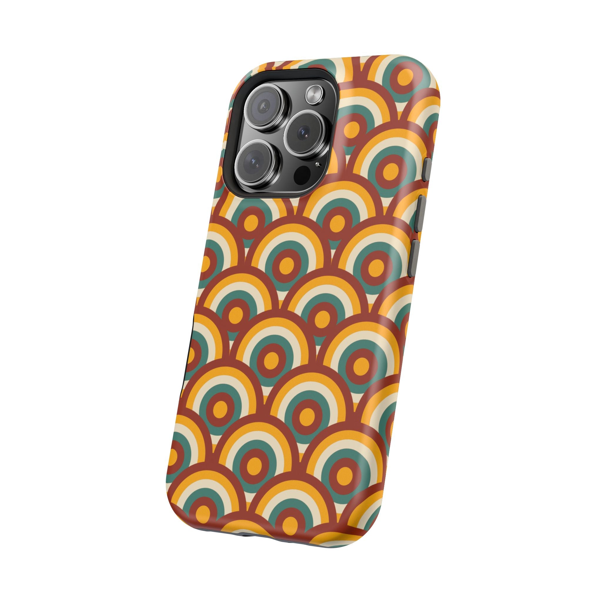 Retro iPhone Case - Geometric Phone Cover