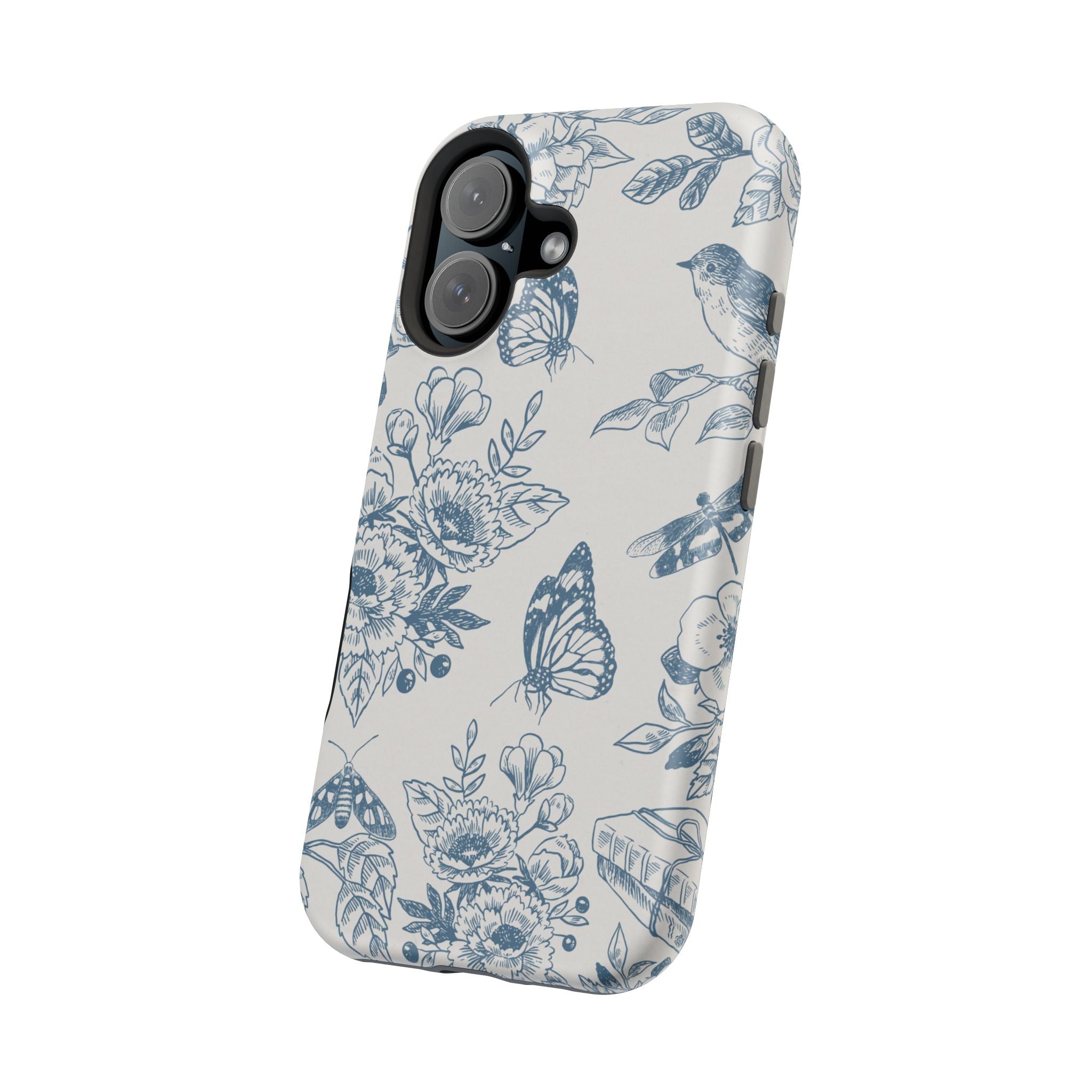 Nature iPhone Case - Floral Butterfly Cover