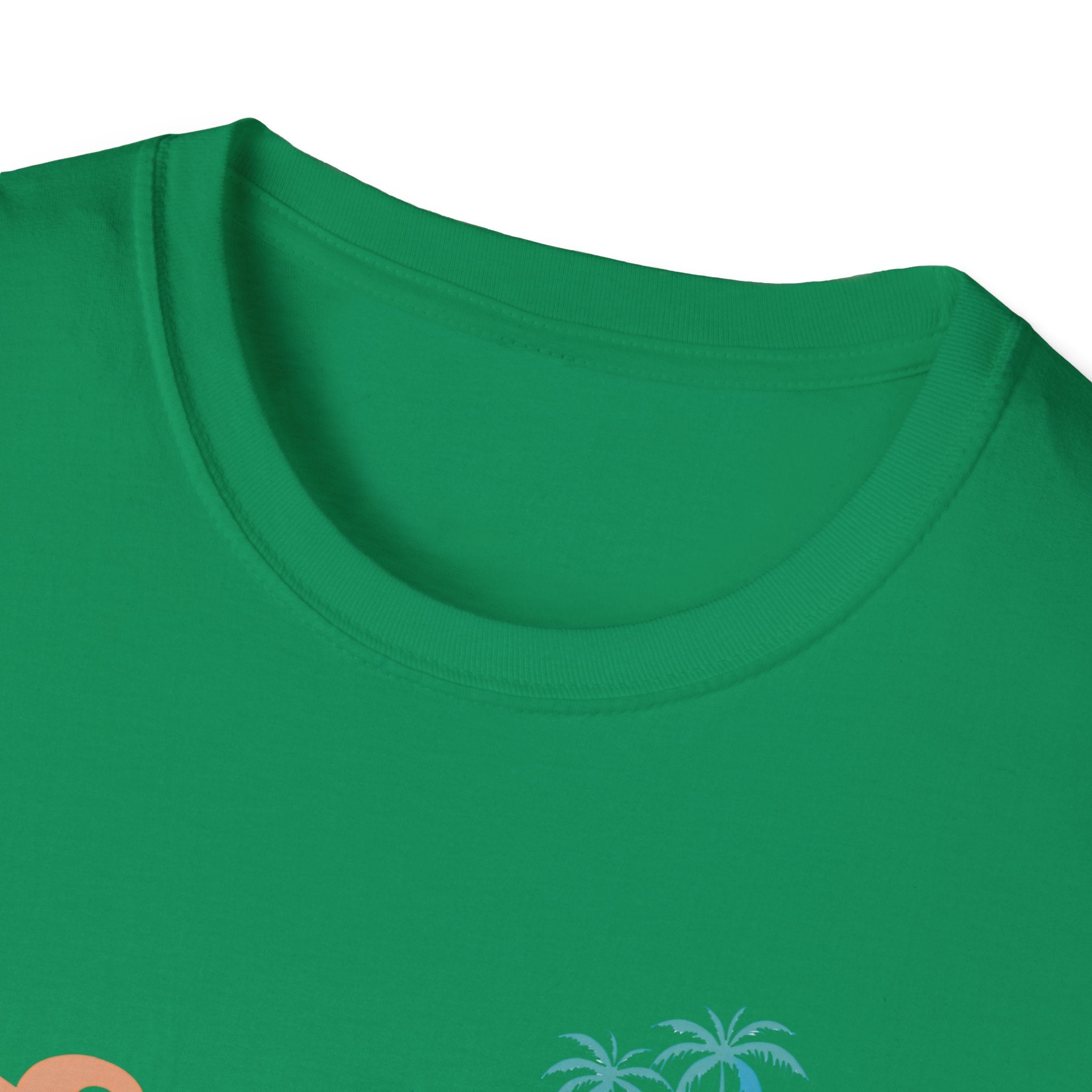 Tropical Sunset Tee - Retro Beach Shirt