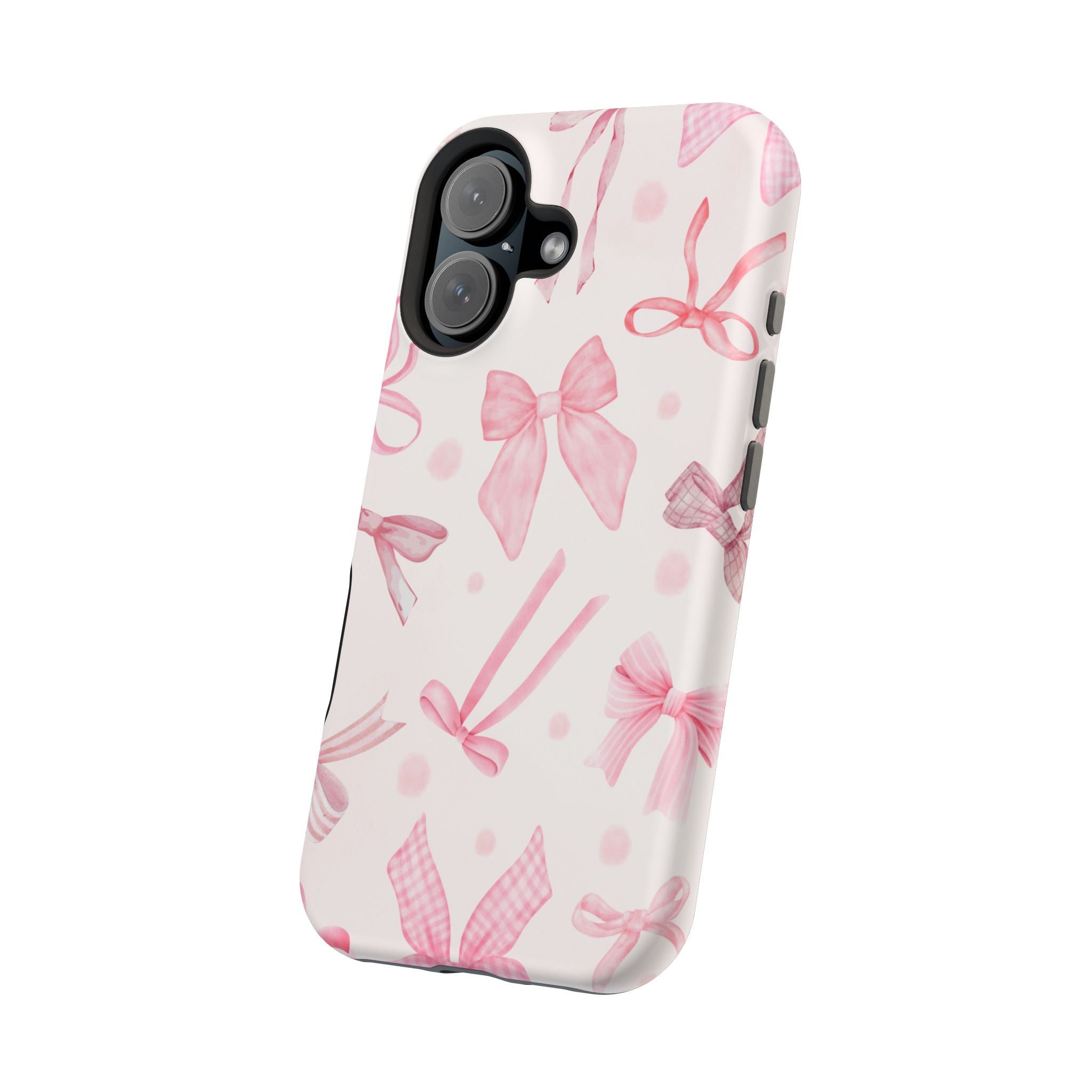 Feminine iPhone Case - Pink Bow Cover
