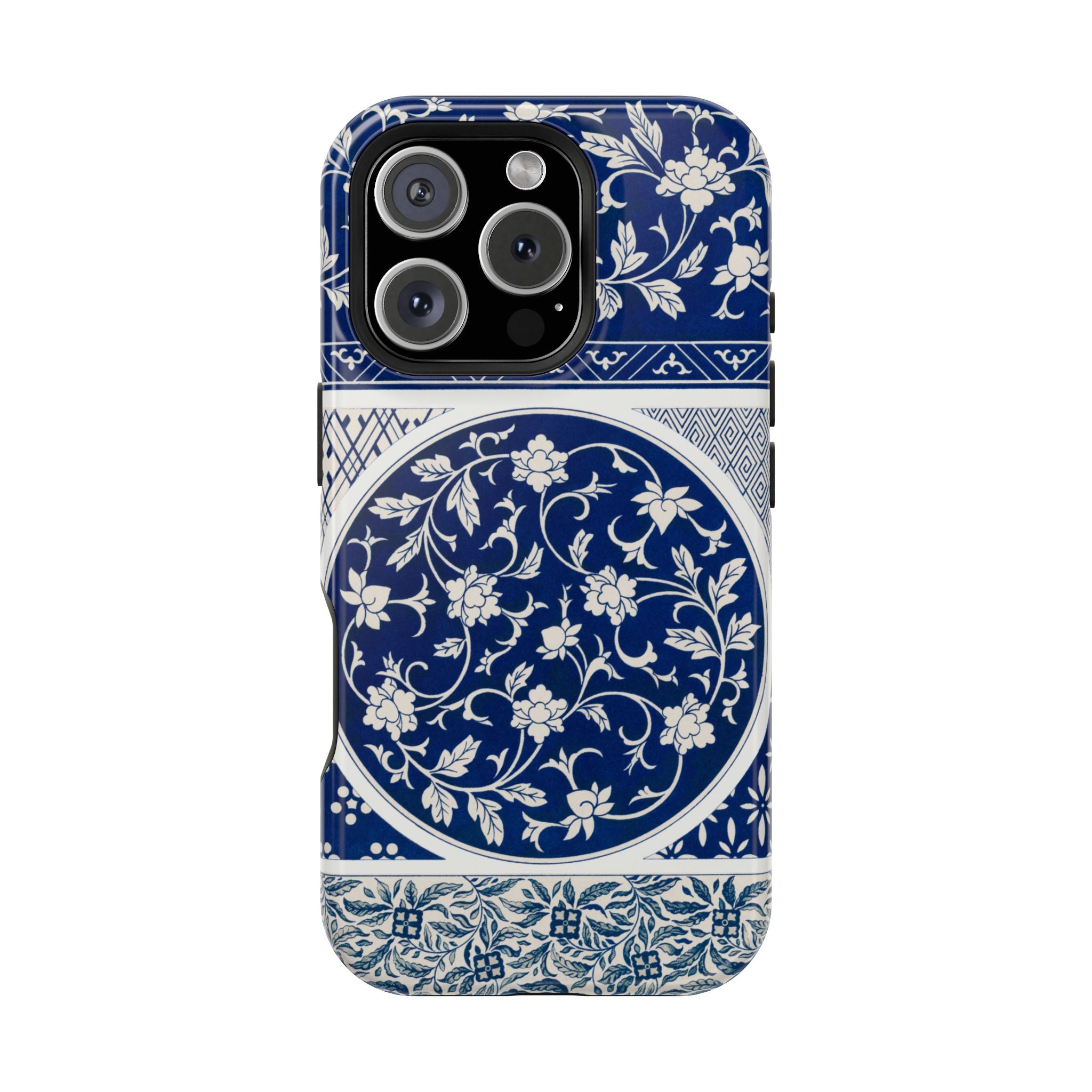Traditional Chinese iPhone Case - Blue White Floral Case