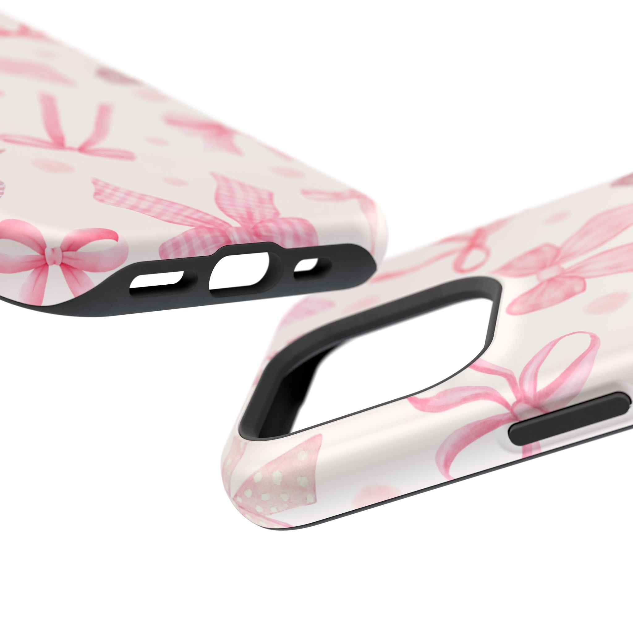 Feminine iPhone Case - Pink Bow Cover
