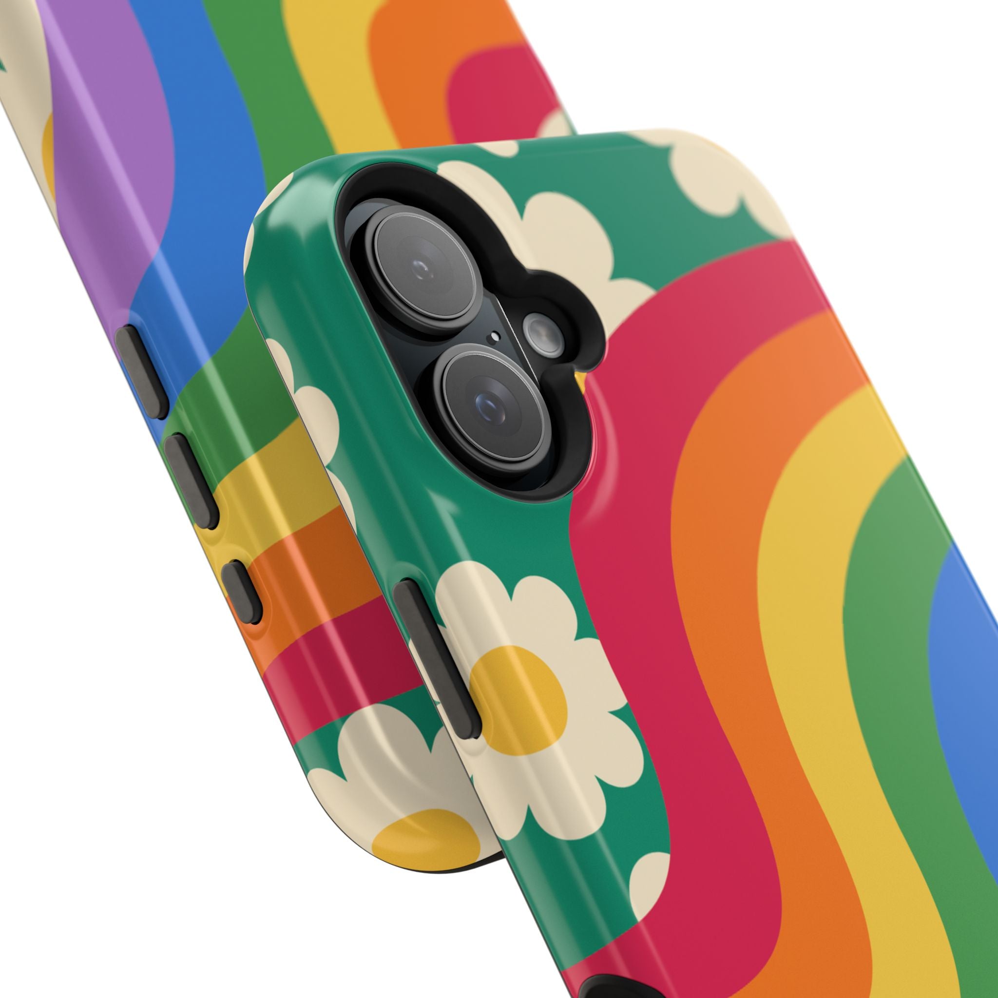 Vintage iPhone Tough Case - Retro Magnetic Cover