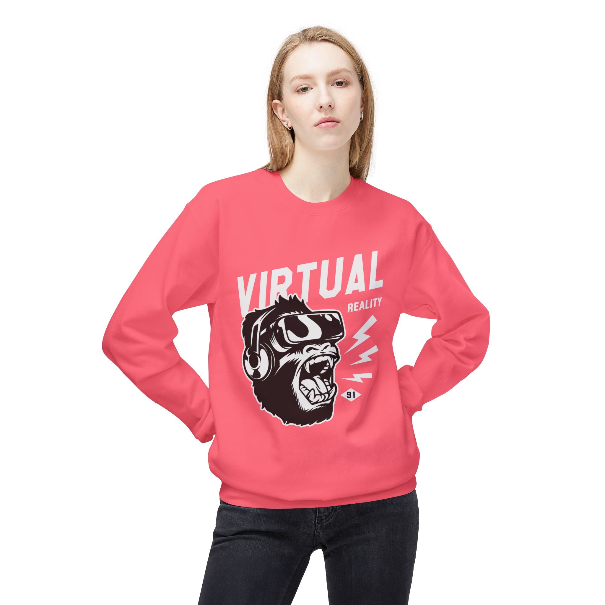 Virtual Reality Sweatshirt - Gaming Crew Neck