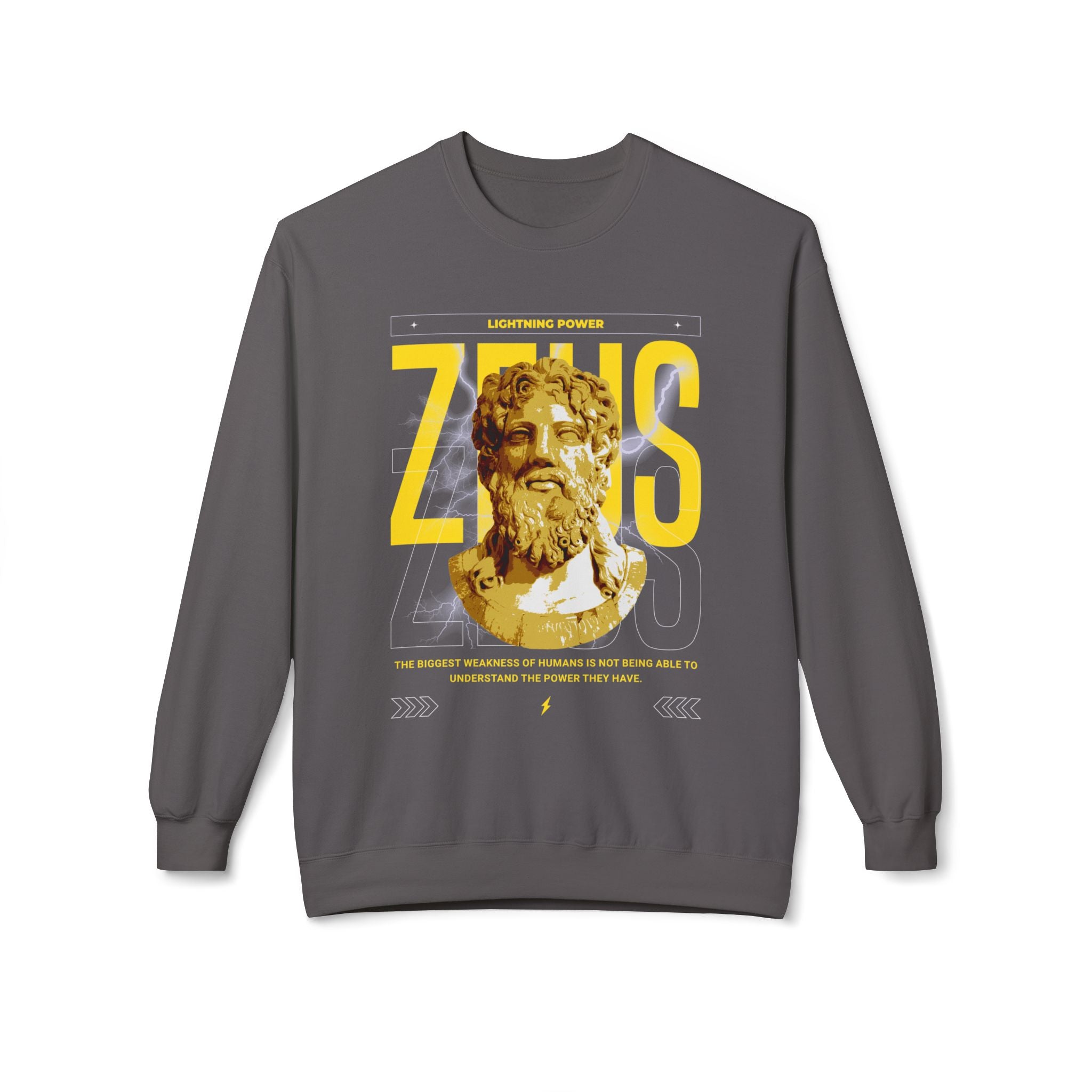Zeus Lightning Shirt - Mythological Crew