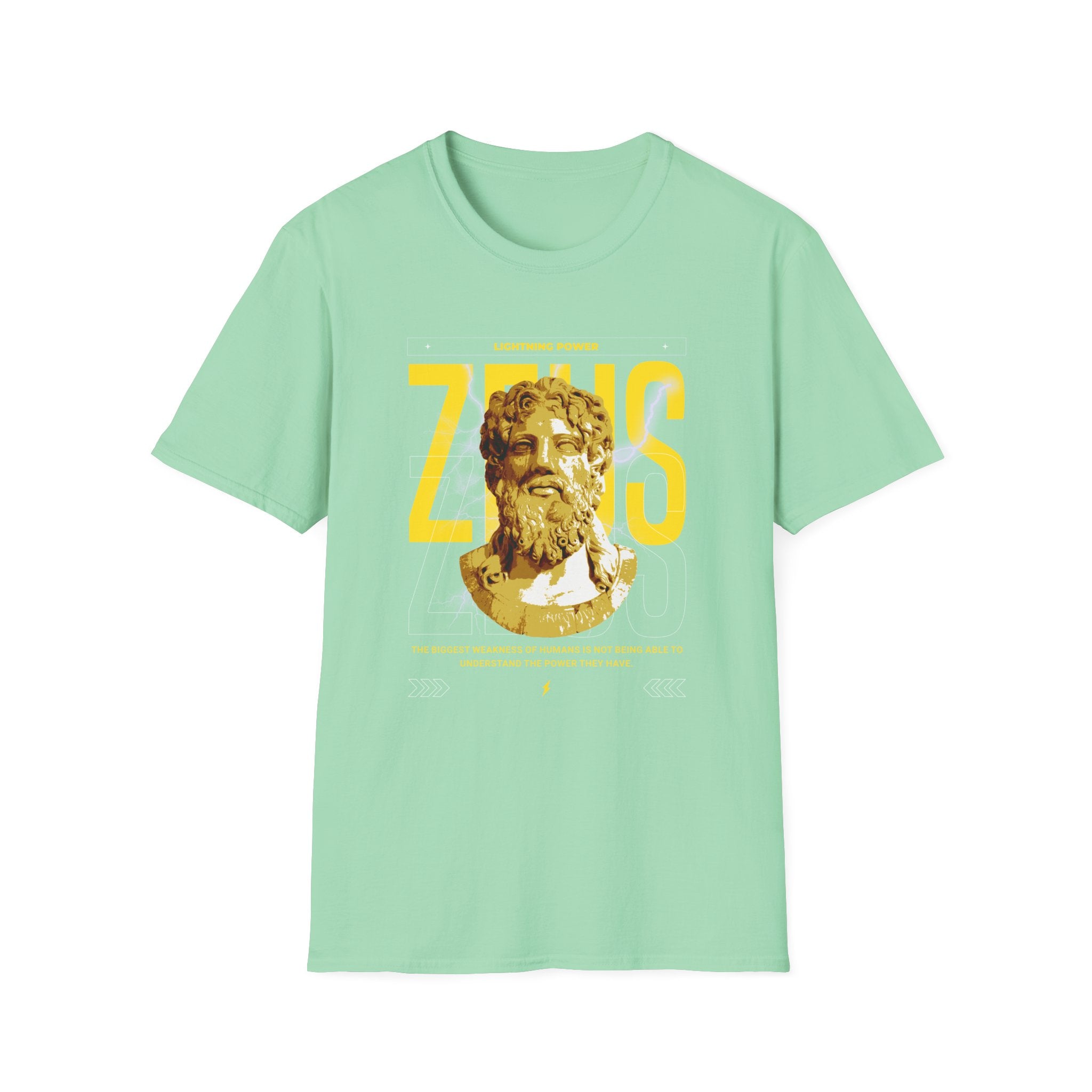 Zeus Power Tee - Myth Lightning Shirt