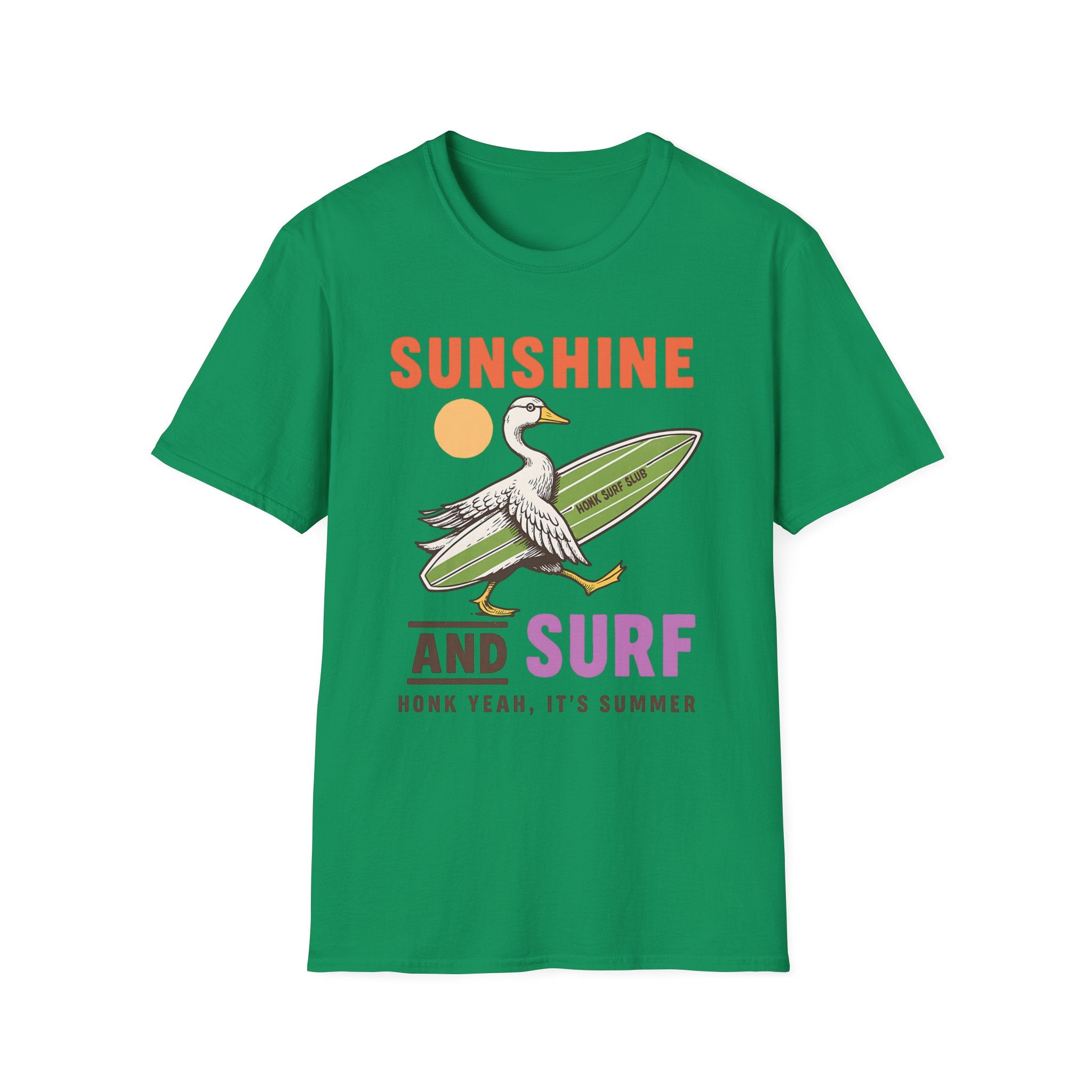 Tropical Surf Tee - Summer Duck Shirt