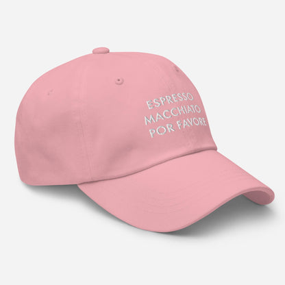 Espresso Macchiato Hat - Embroidered Funny Coffee Lover Dad Cap